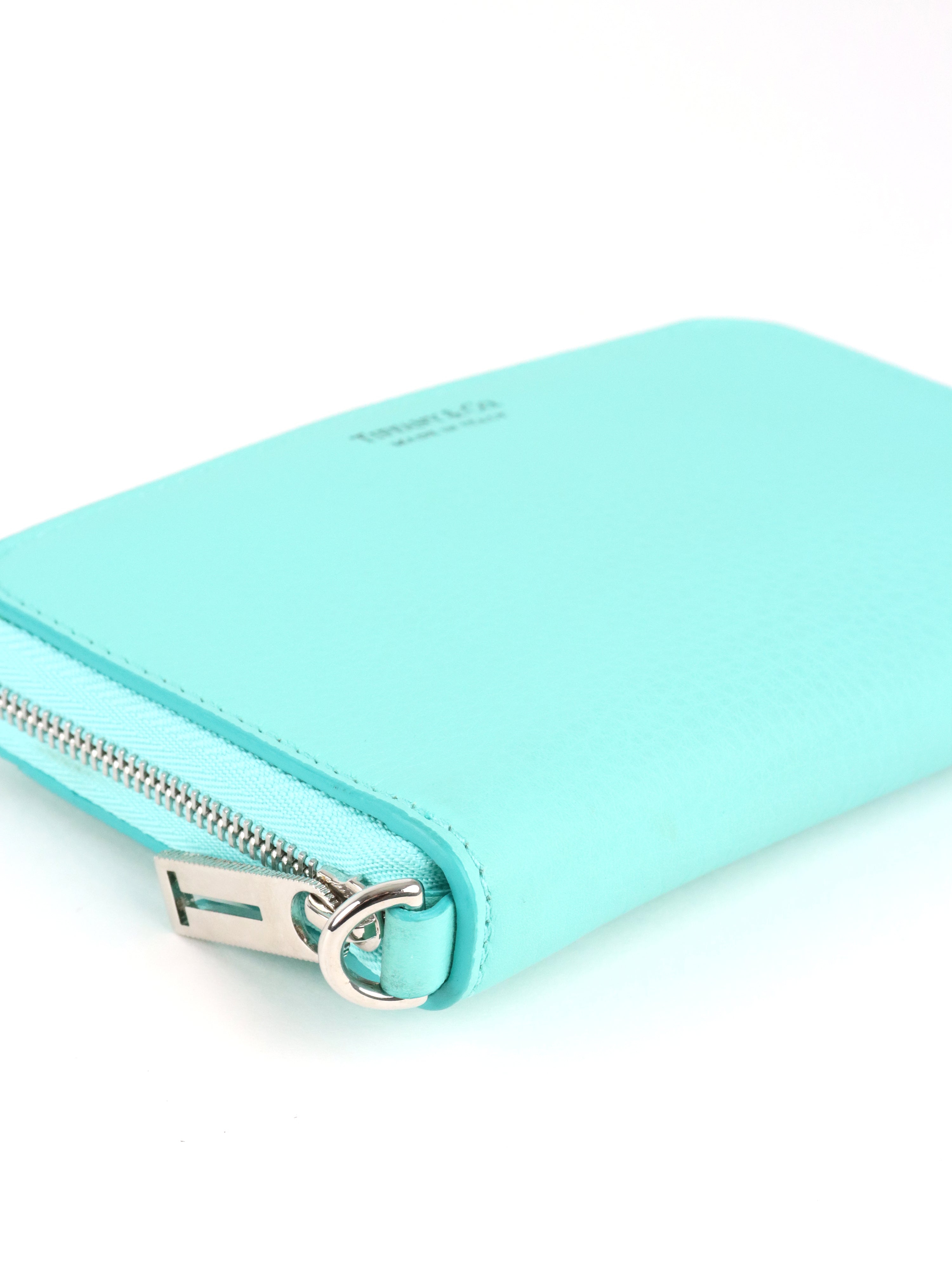 Tiffany  Co Turquoise Wristlet Wallet