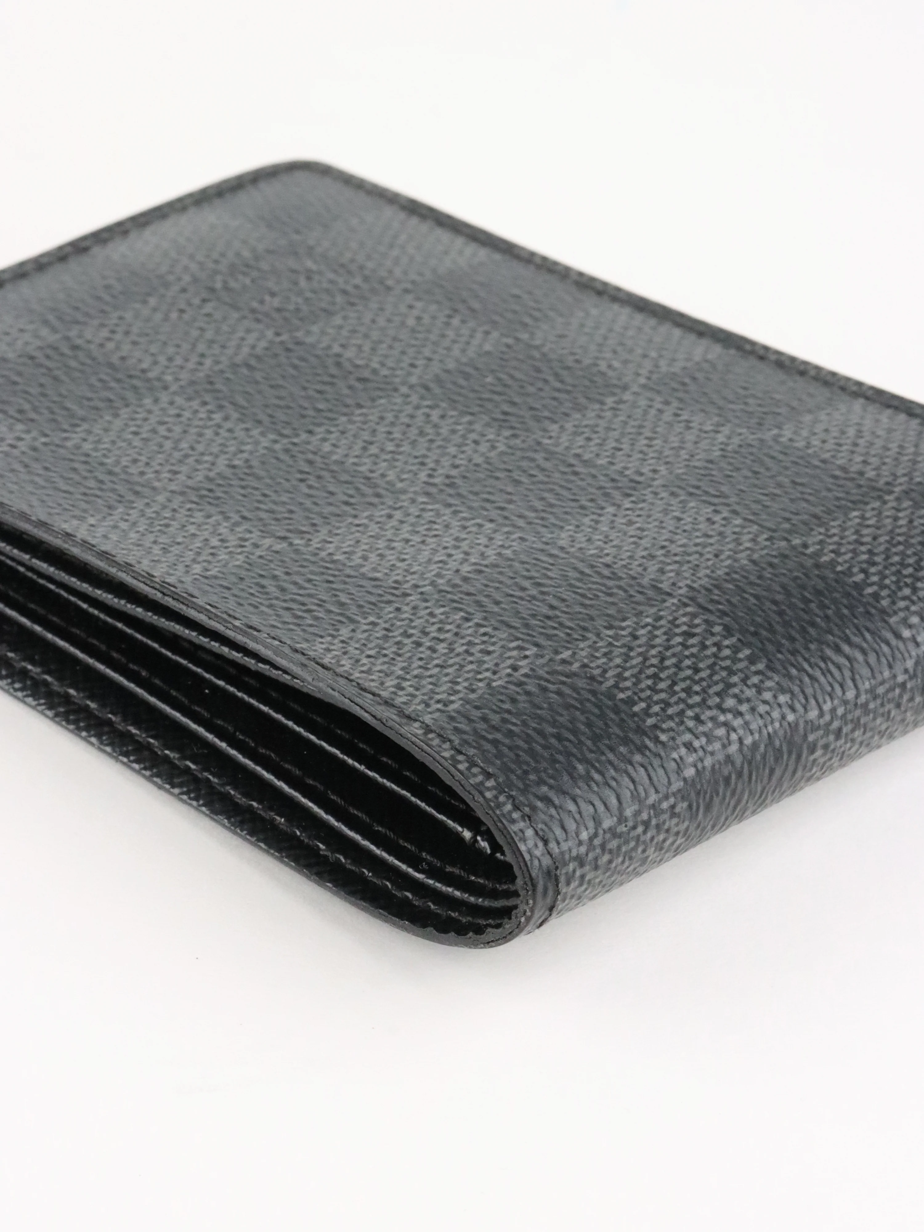 Louis Vuitton Black Damier Ebene Multiple Wallet