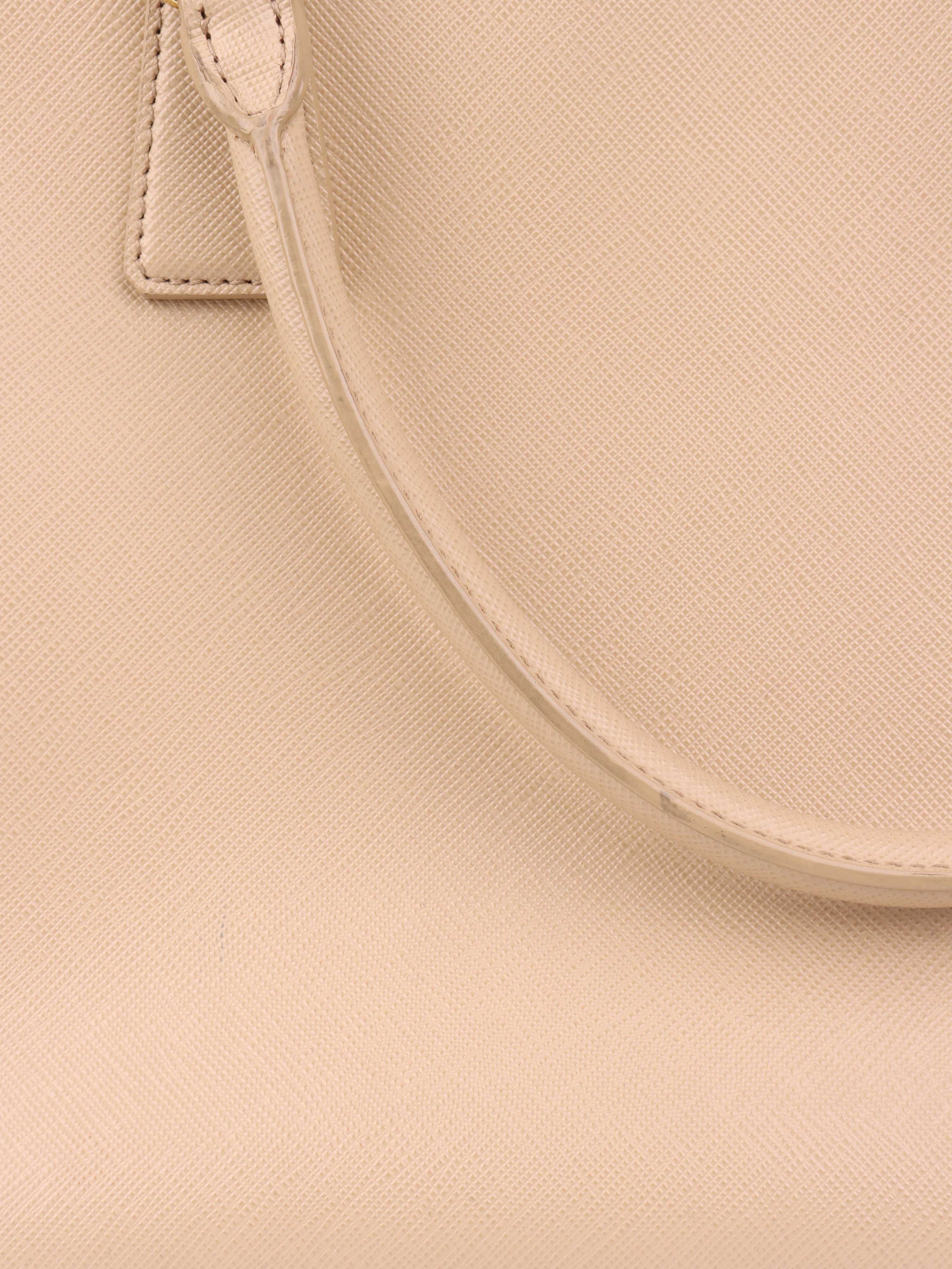 Prada Large Beige Galleria Bag.