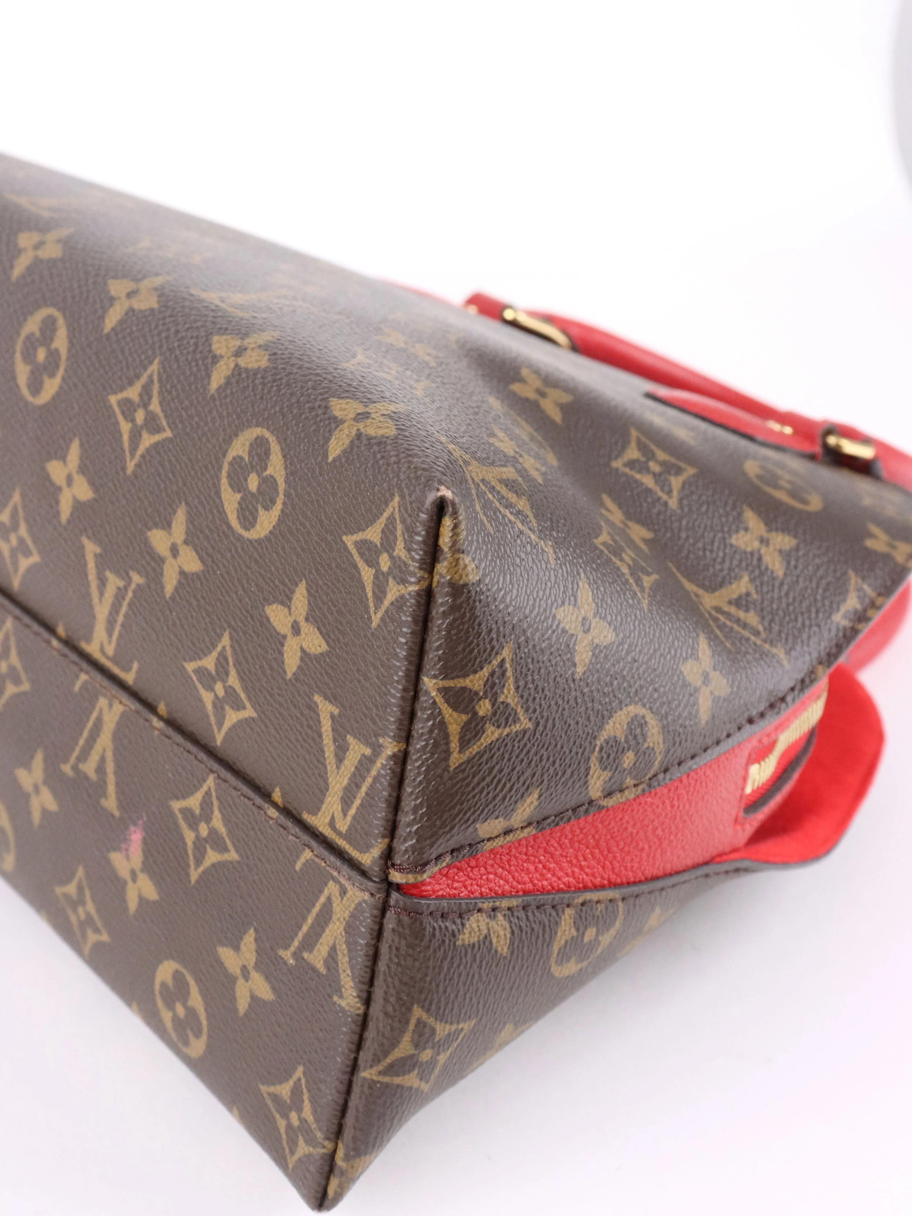 Louis Vuitton Red Monogram Cerise Alma BNB Bag