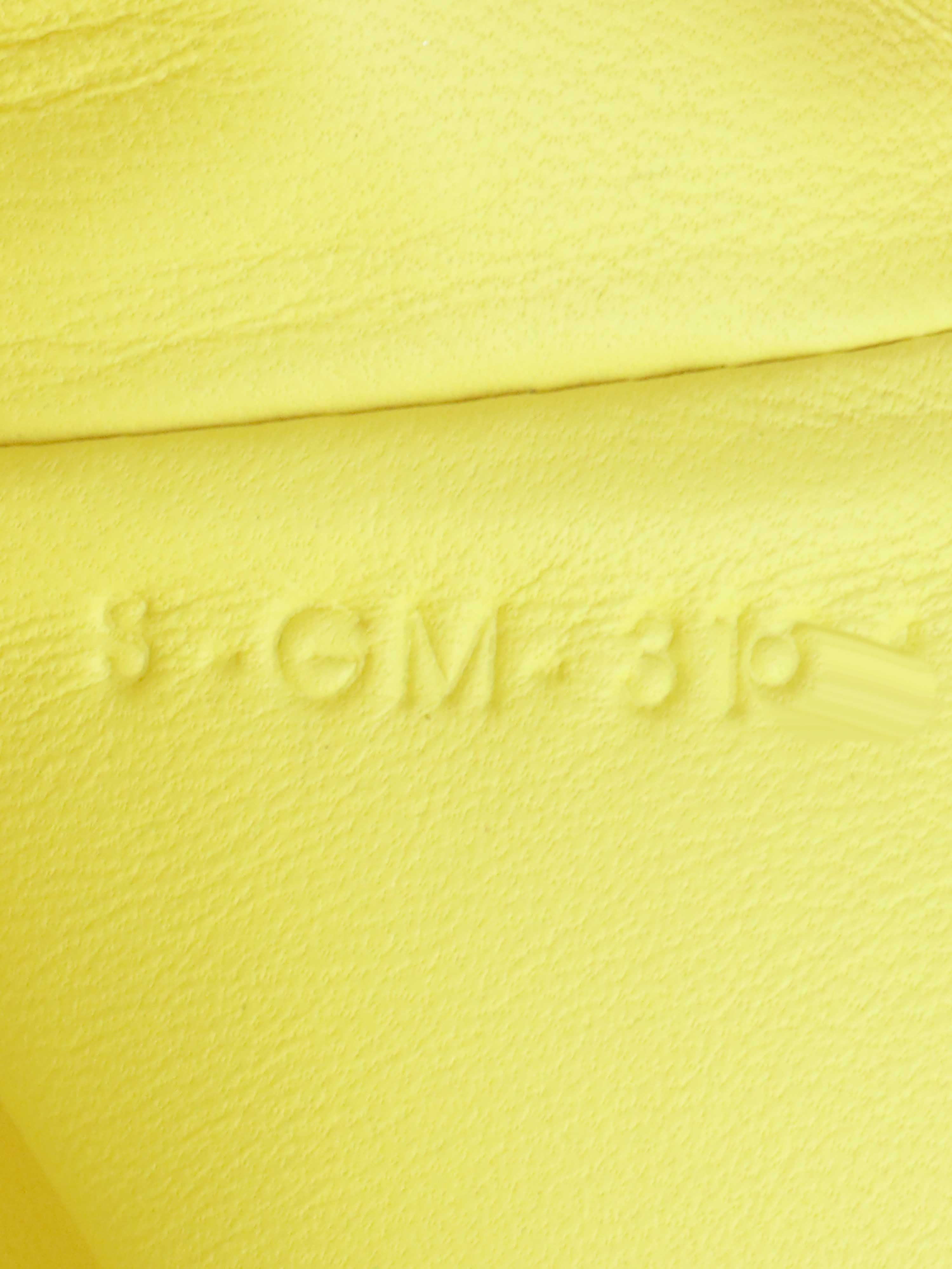 Celine Pouch Yellow  Grey.