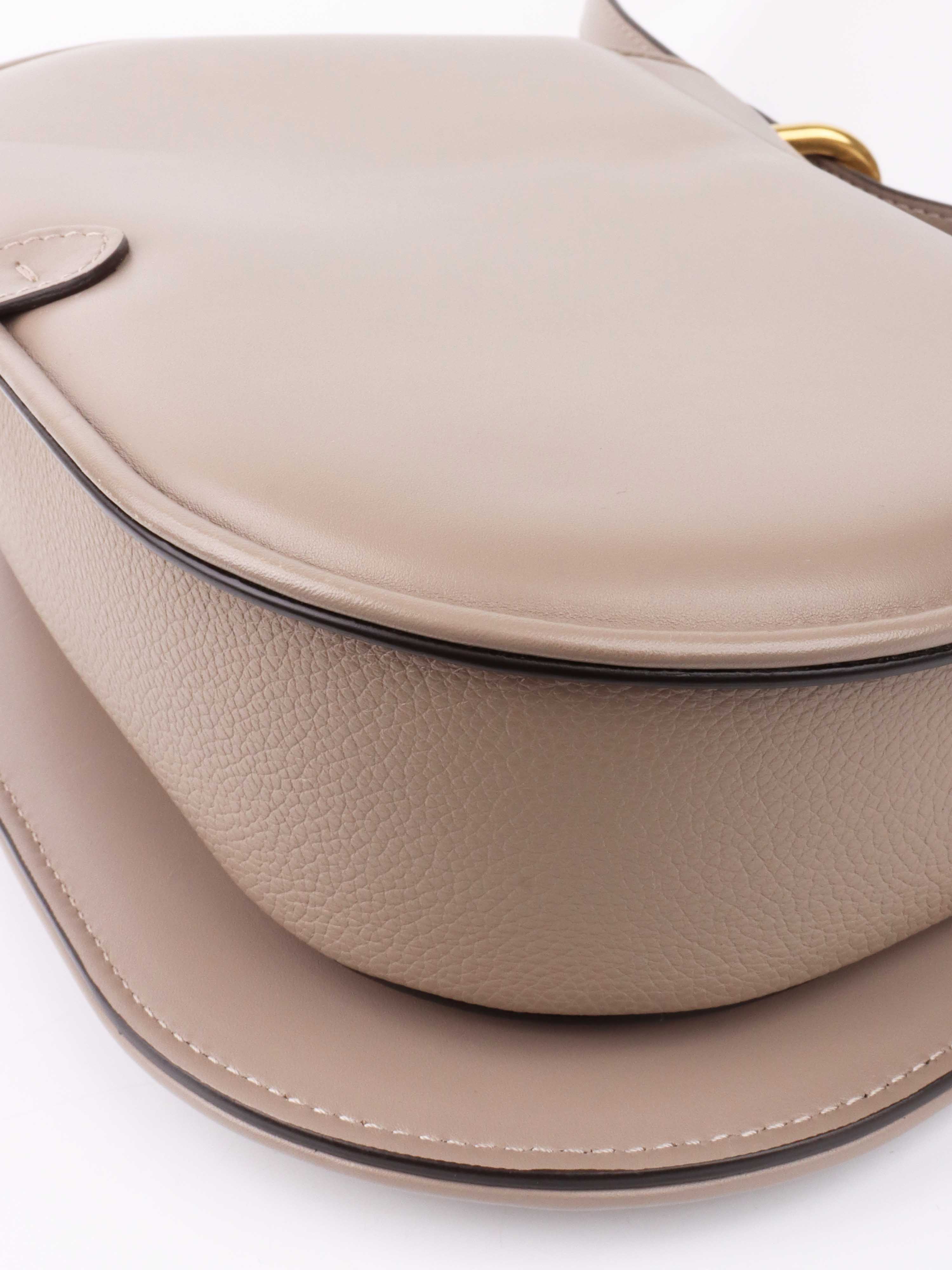 Fendi Taupe Cmon Medium Shoulder Bag.