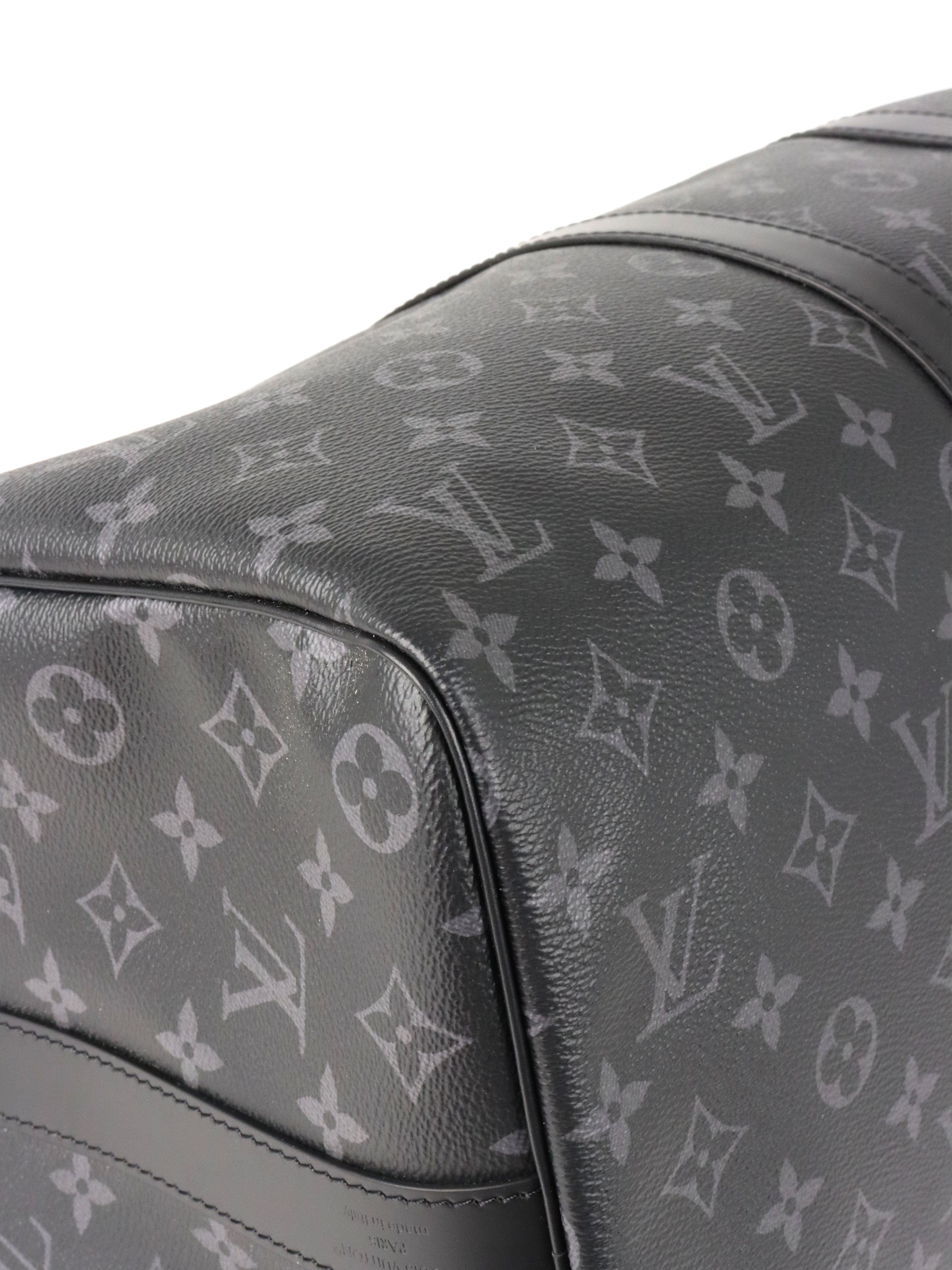 Louis Vuitton Black Keepall Bandouliere 45