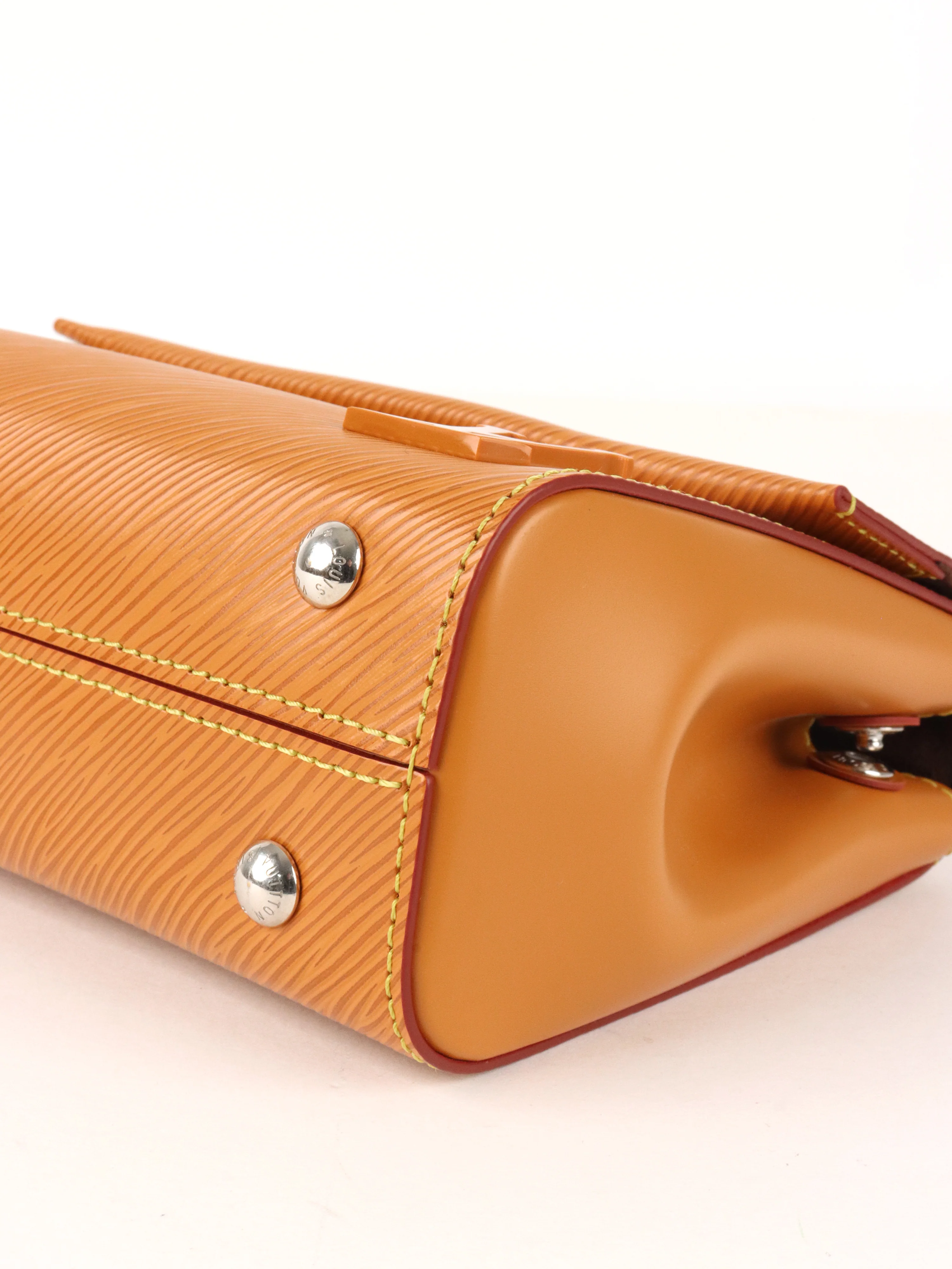 Louis Vuitton Gold Miel Epi Leather Cluny Mini Top Handle Bag