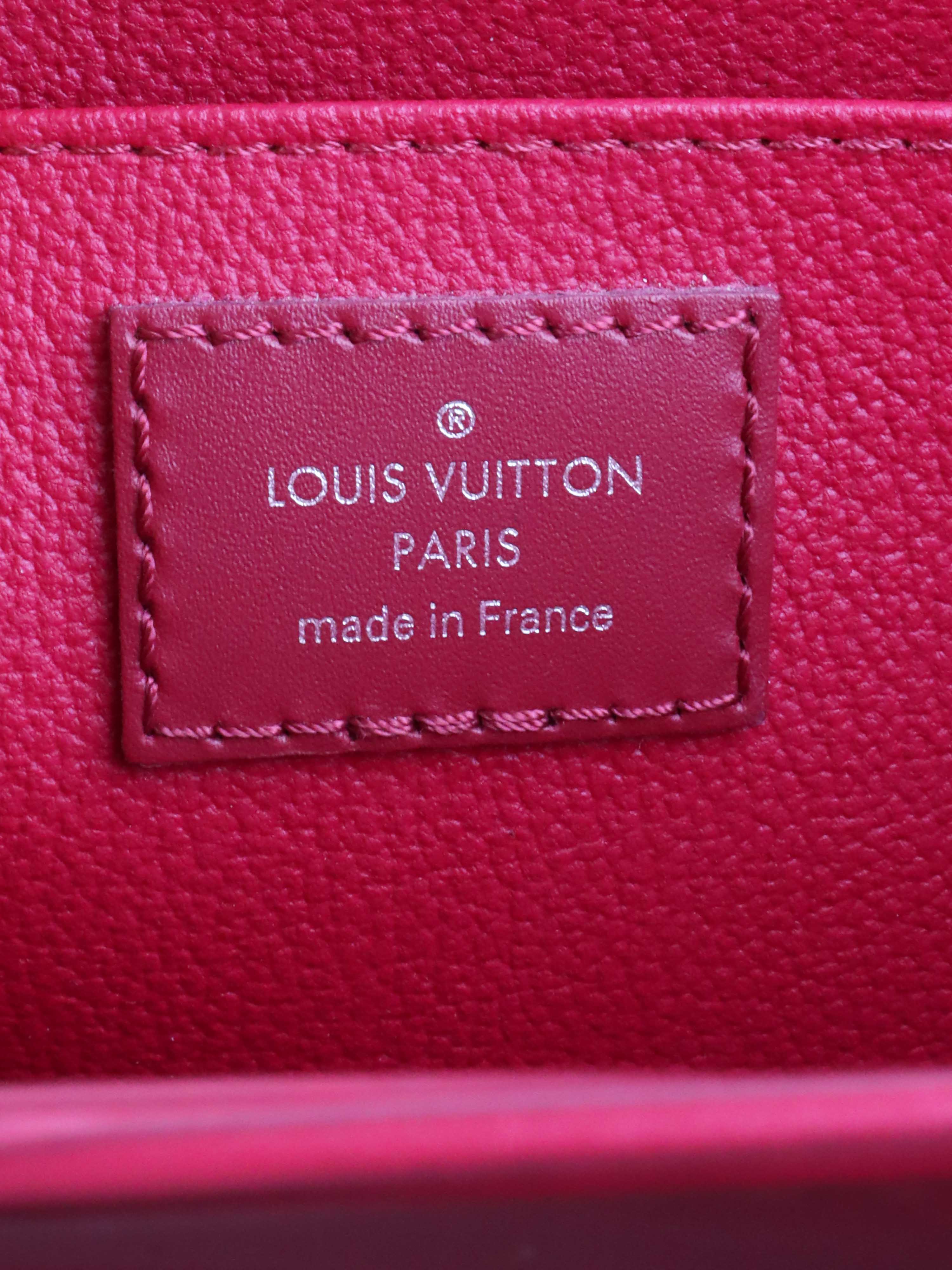 Louis Vuitton Red Epi Leather Toiletry Pochette.