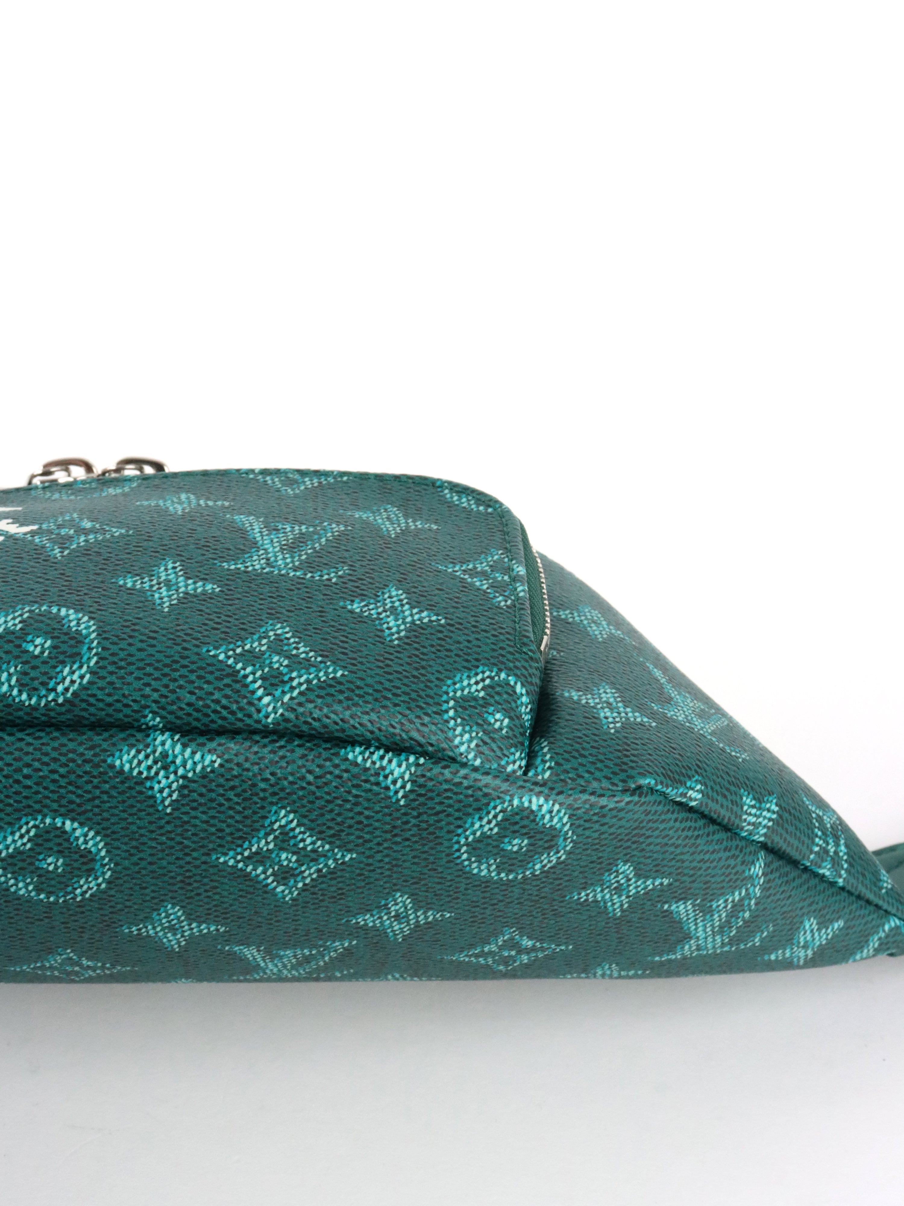 Louis Vuitton Deep Green Marque L.Vuitton Deposee Rush Bumbag