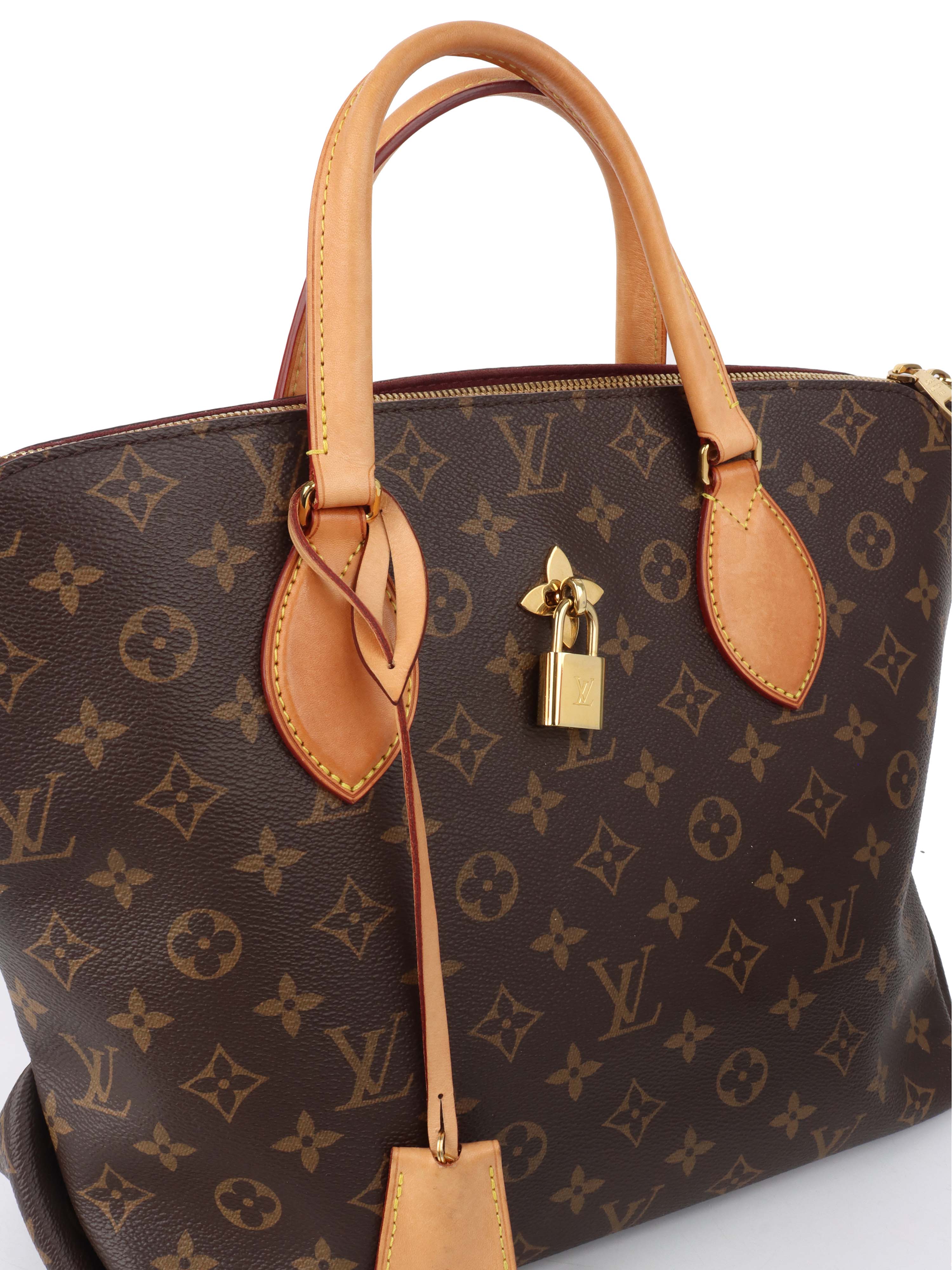 Louis Vuitton Monogram MM Flower Zipped Tote.
