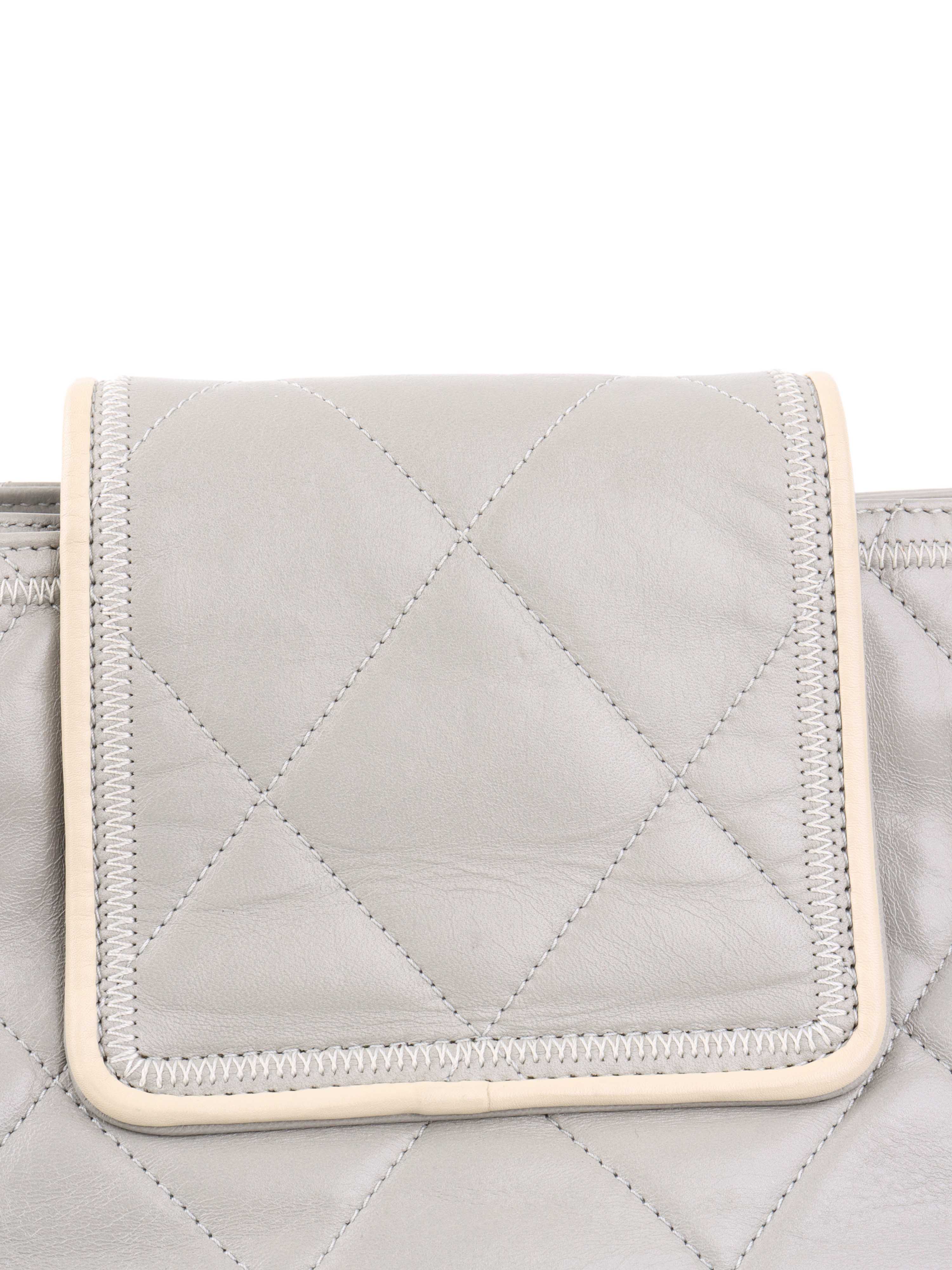 Chanel Grey Tote Bag.