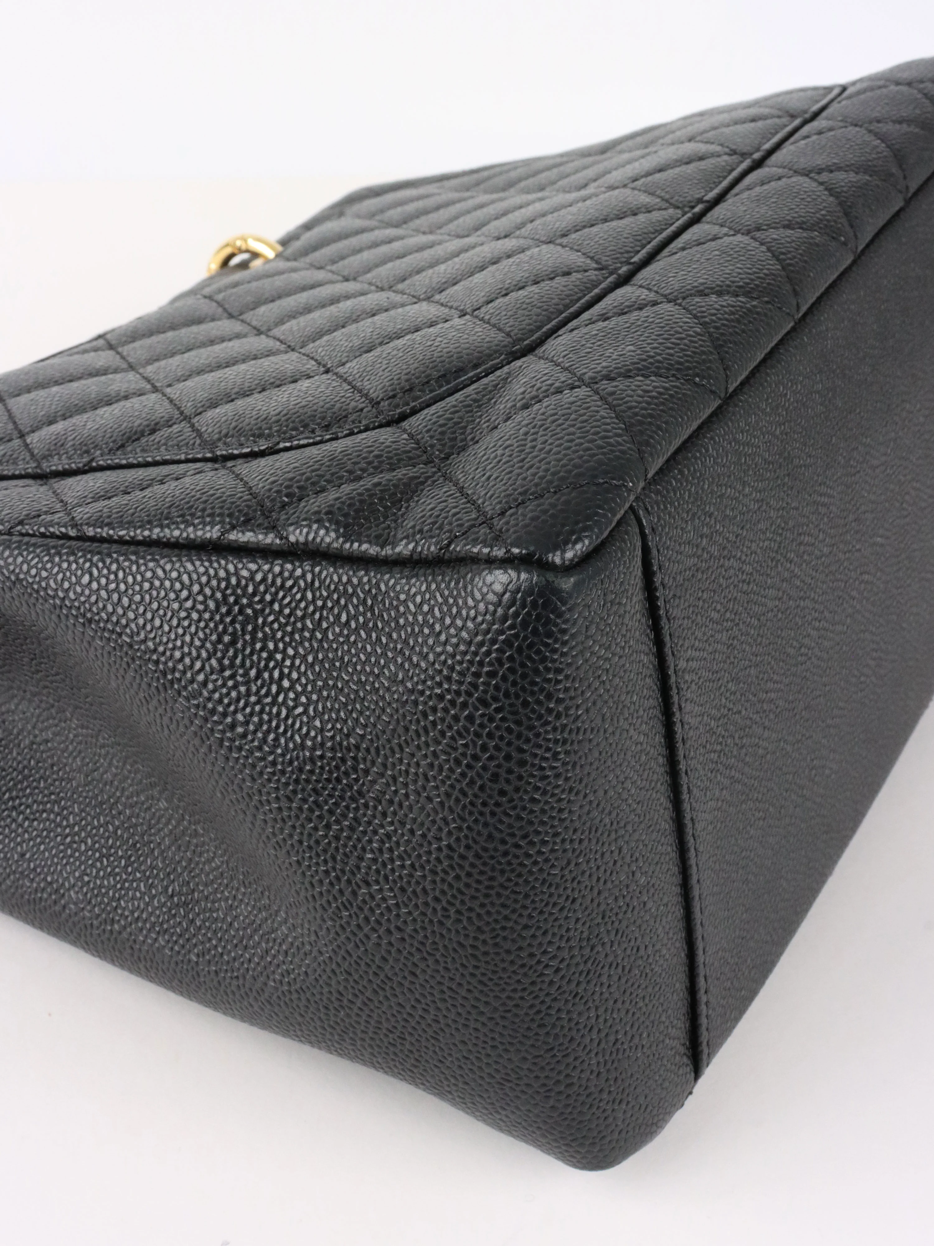 Chanel Black Caviar Grand Shopping Tote