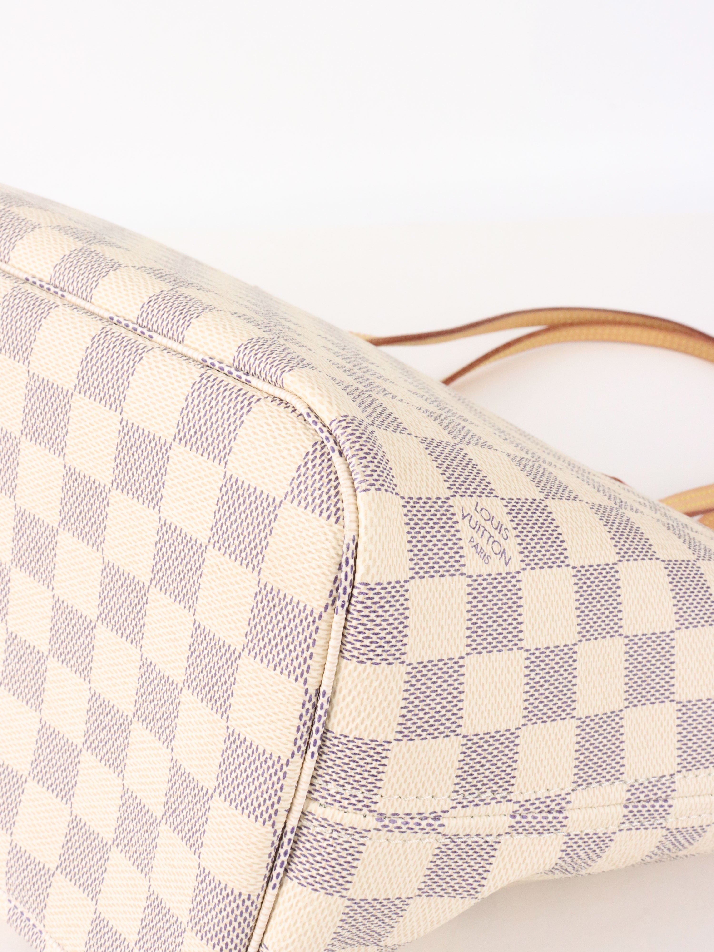 Louis Vuitton Damier Azur Neverfull MM Bag