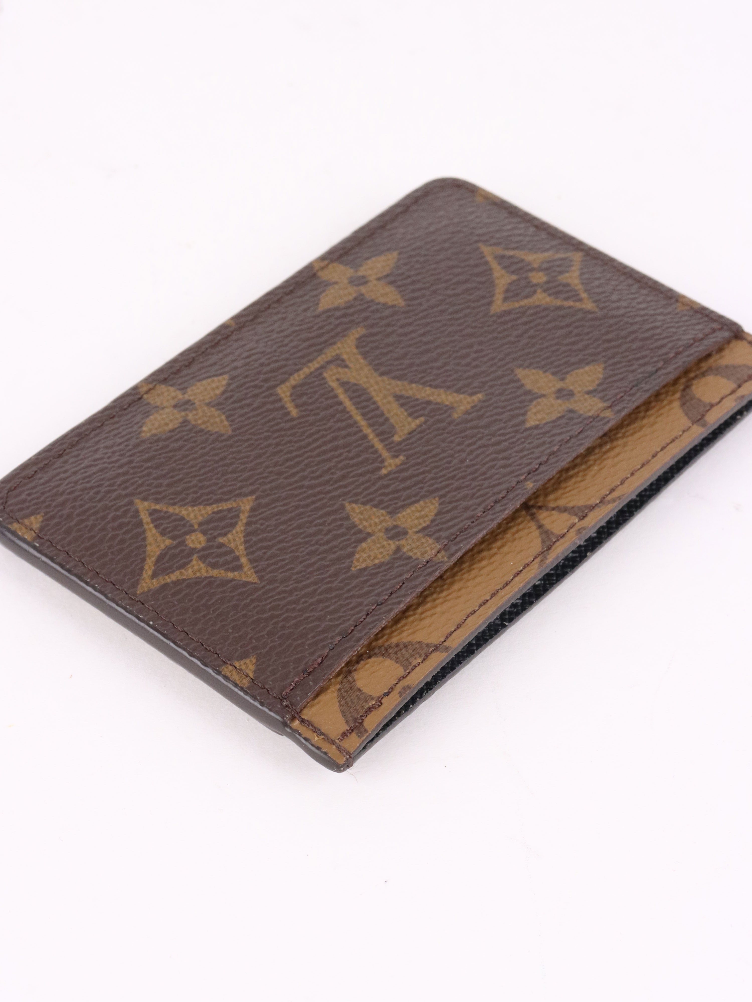 Louis Vuitton Monogram Reverse Card Holder