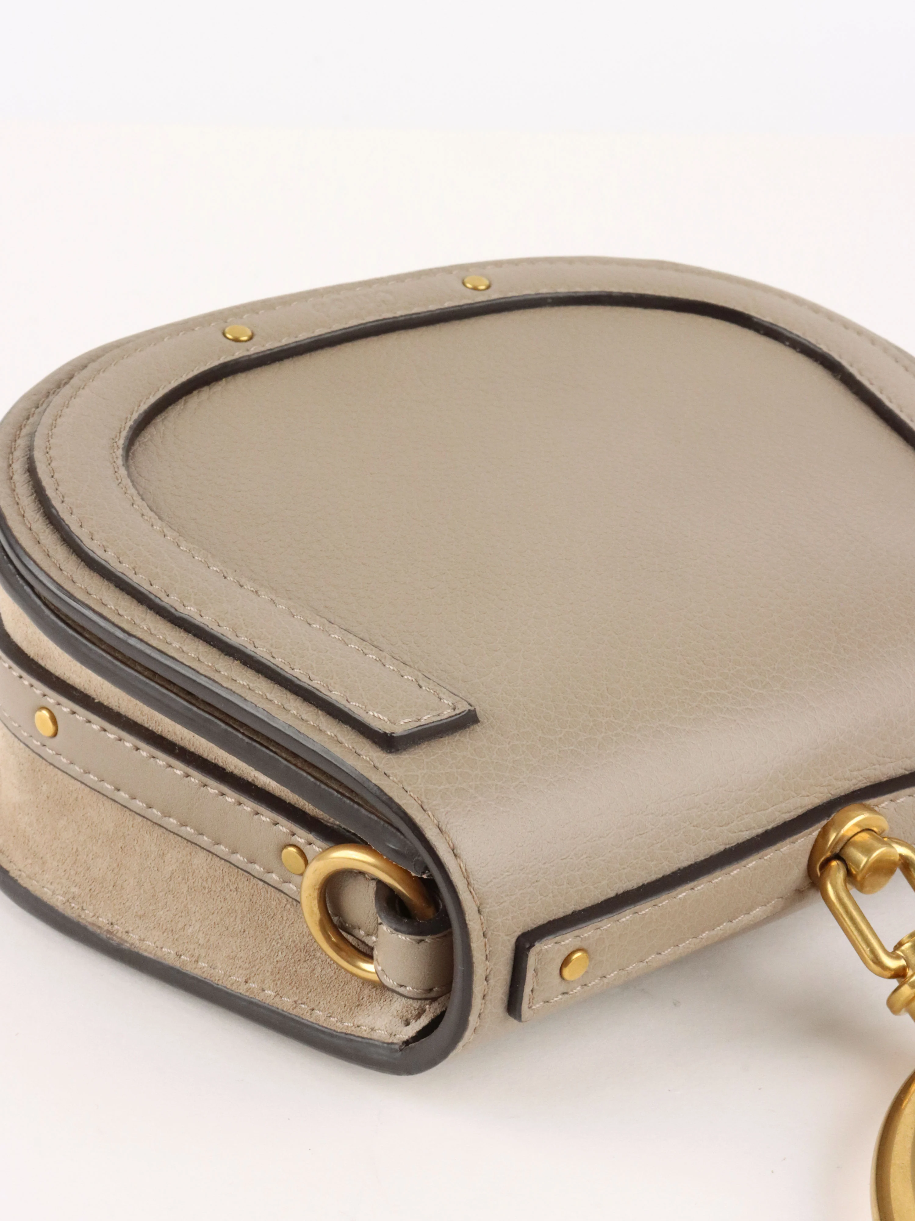 Chloe Small Grey Nile Bracelet Bag