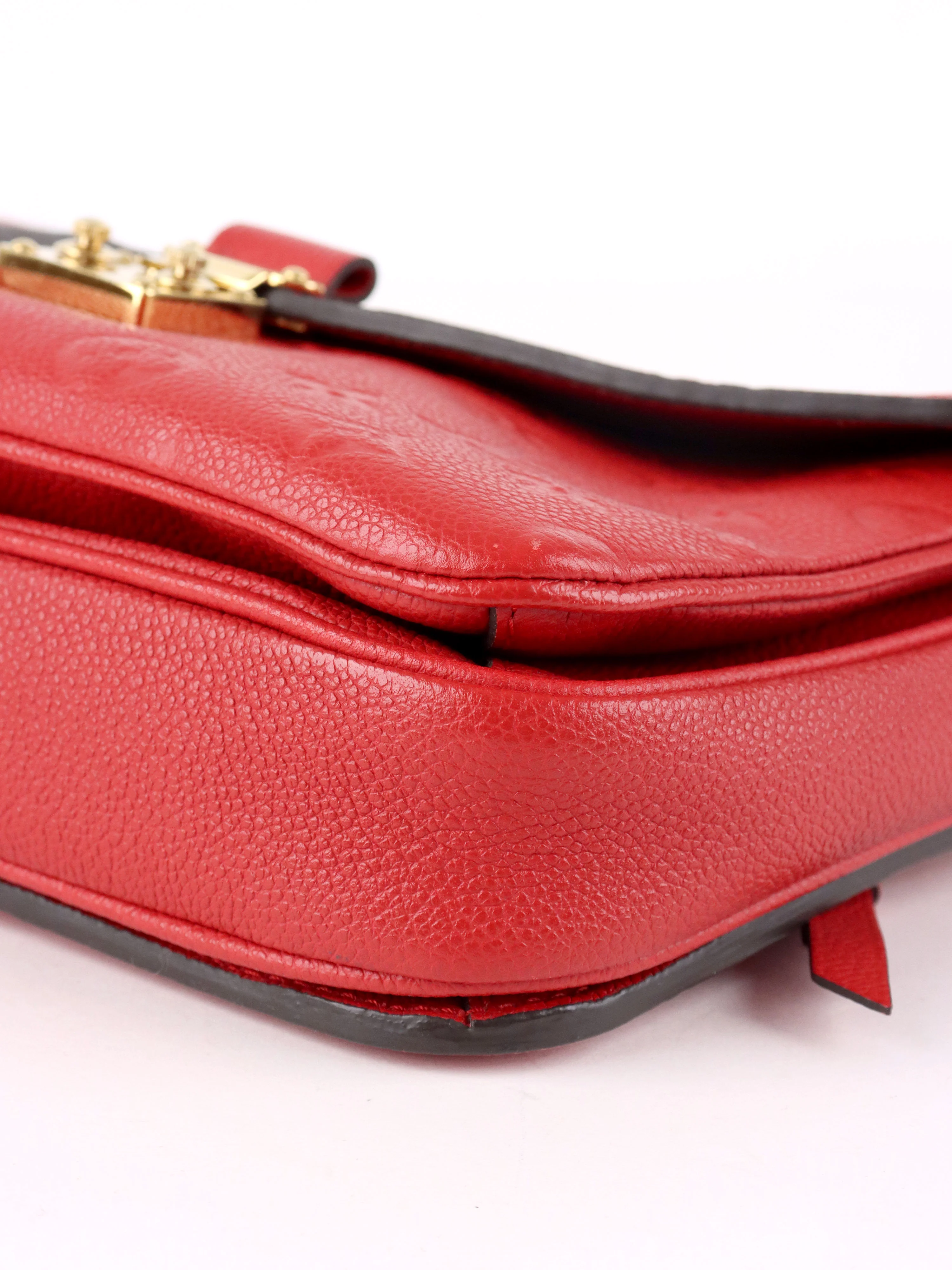 Louis Vuitton Red Monogram Empriented Metis Bag