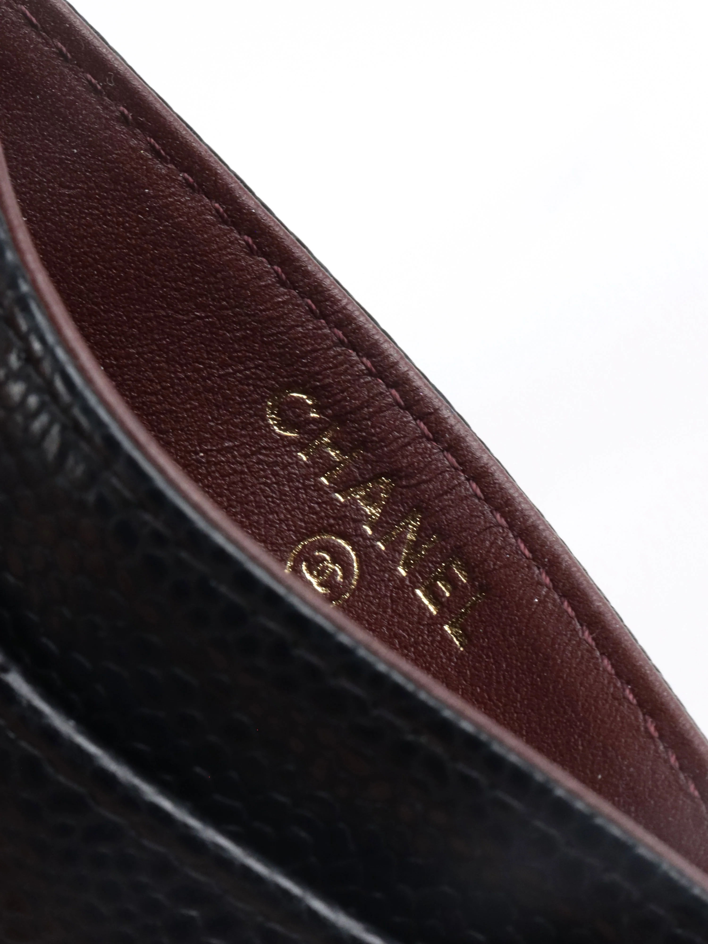 Chanel Black Caviar Classic Card Holder