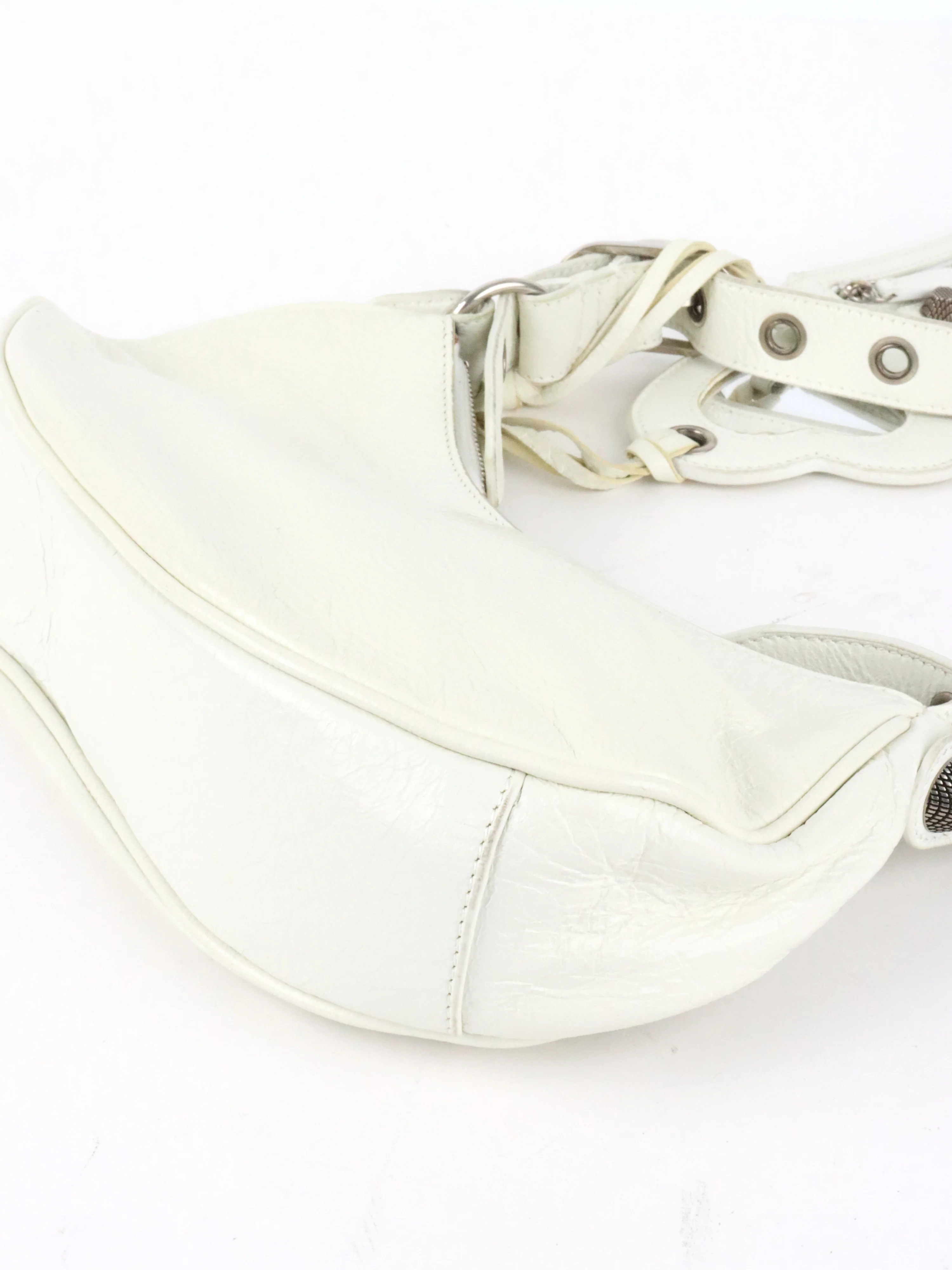 Balenciaga White Le Cagole XS Bag