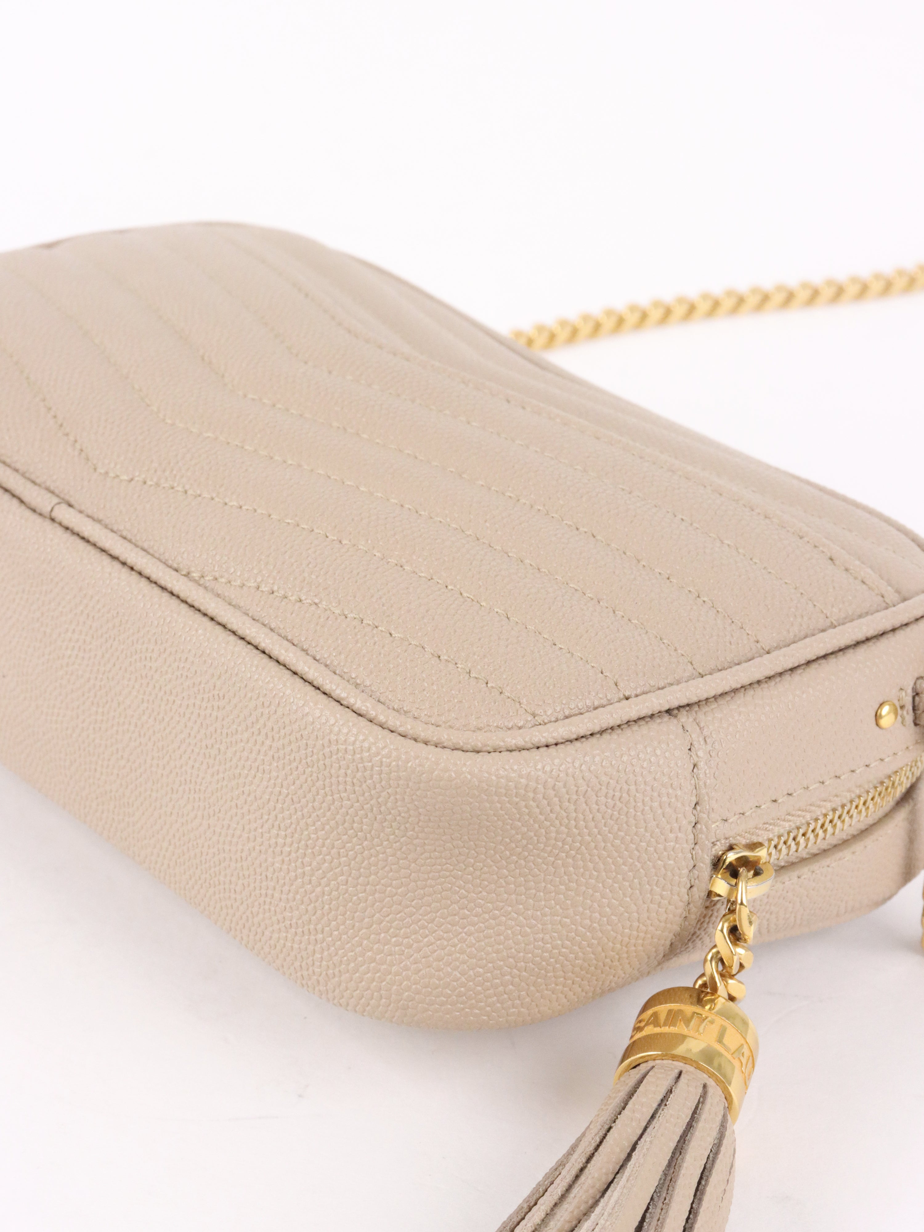 Saint Laurent Mini Beige LouLou Camera Bag