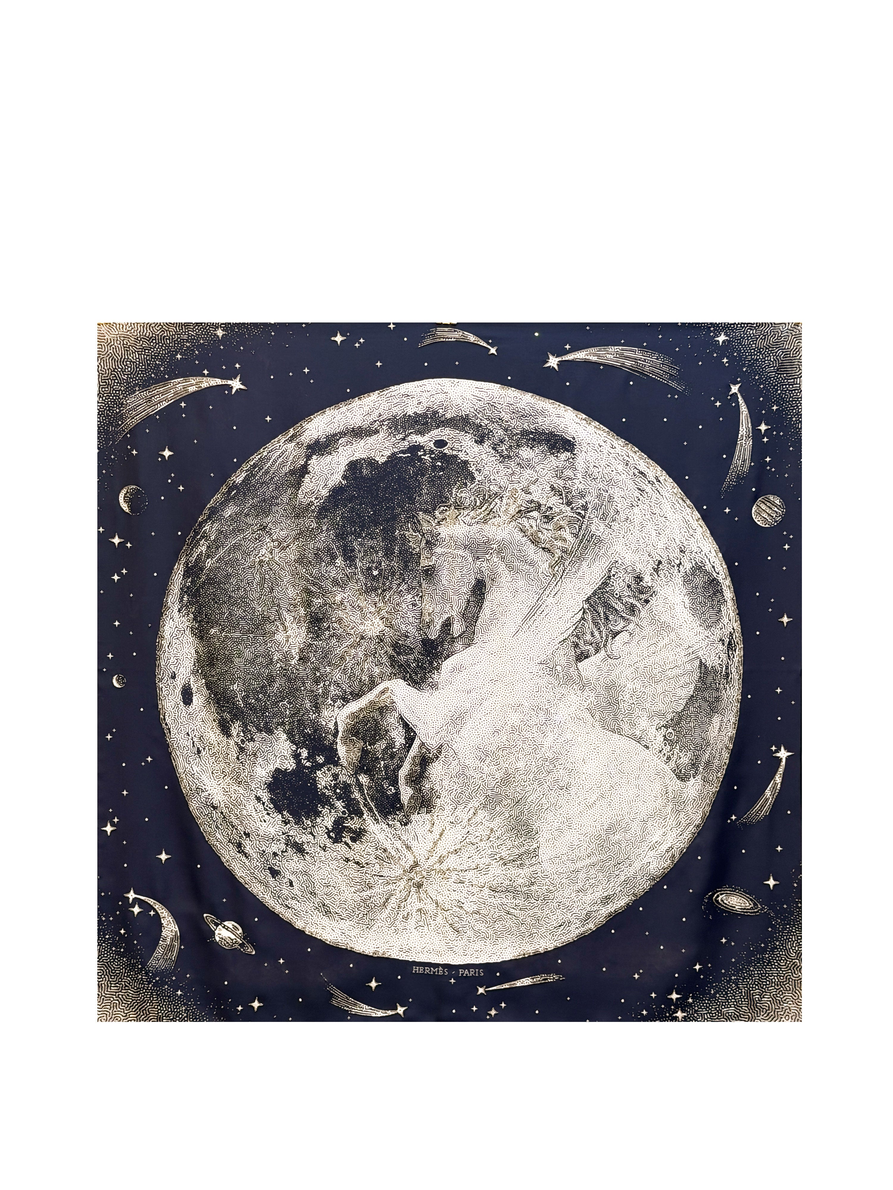 Hermes Clair de Lune 90 Scarf