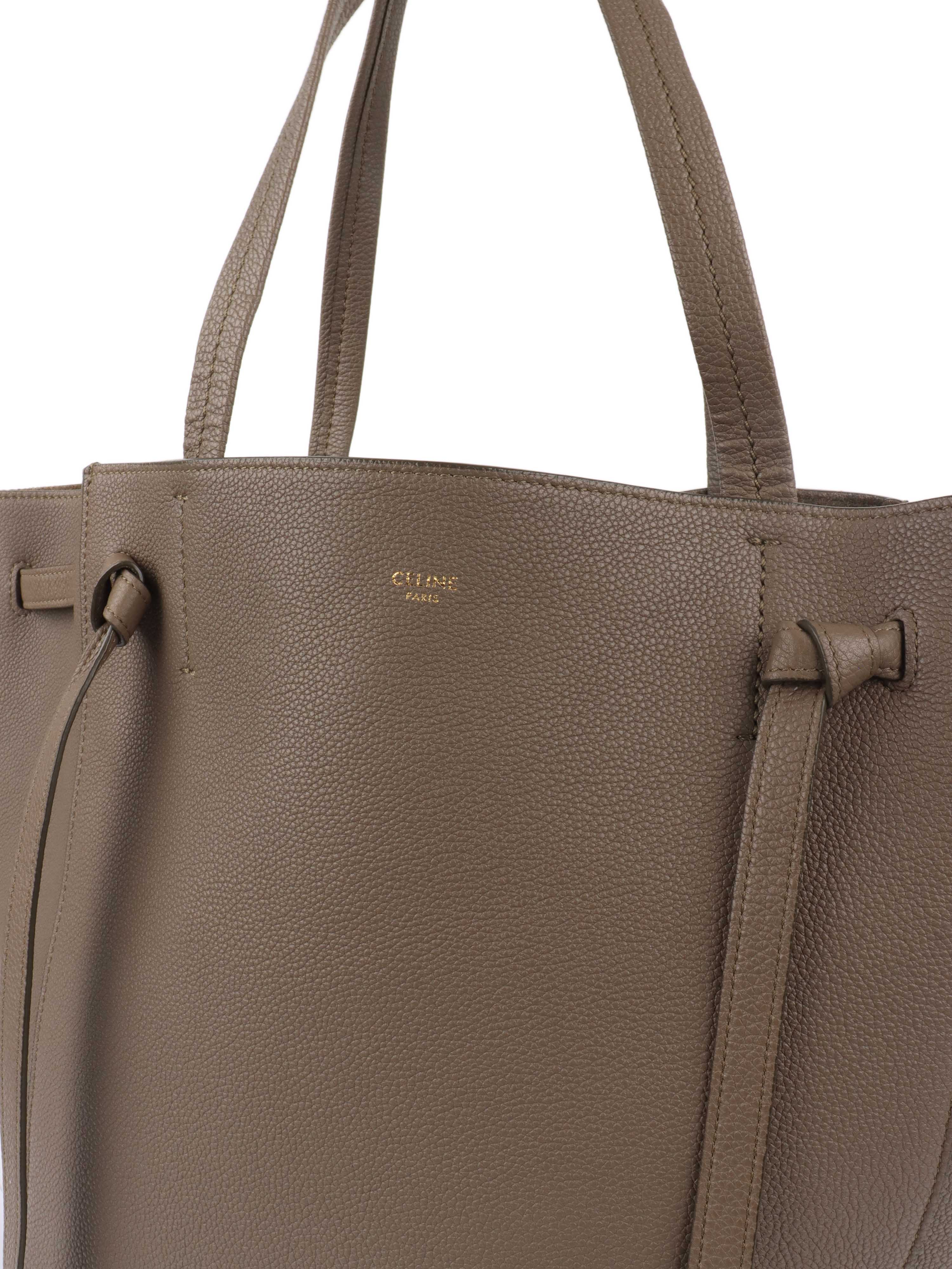 Celine Dark Grey Phantom Tote Bag.