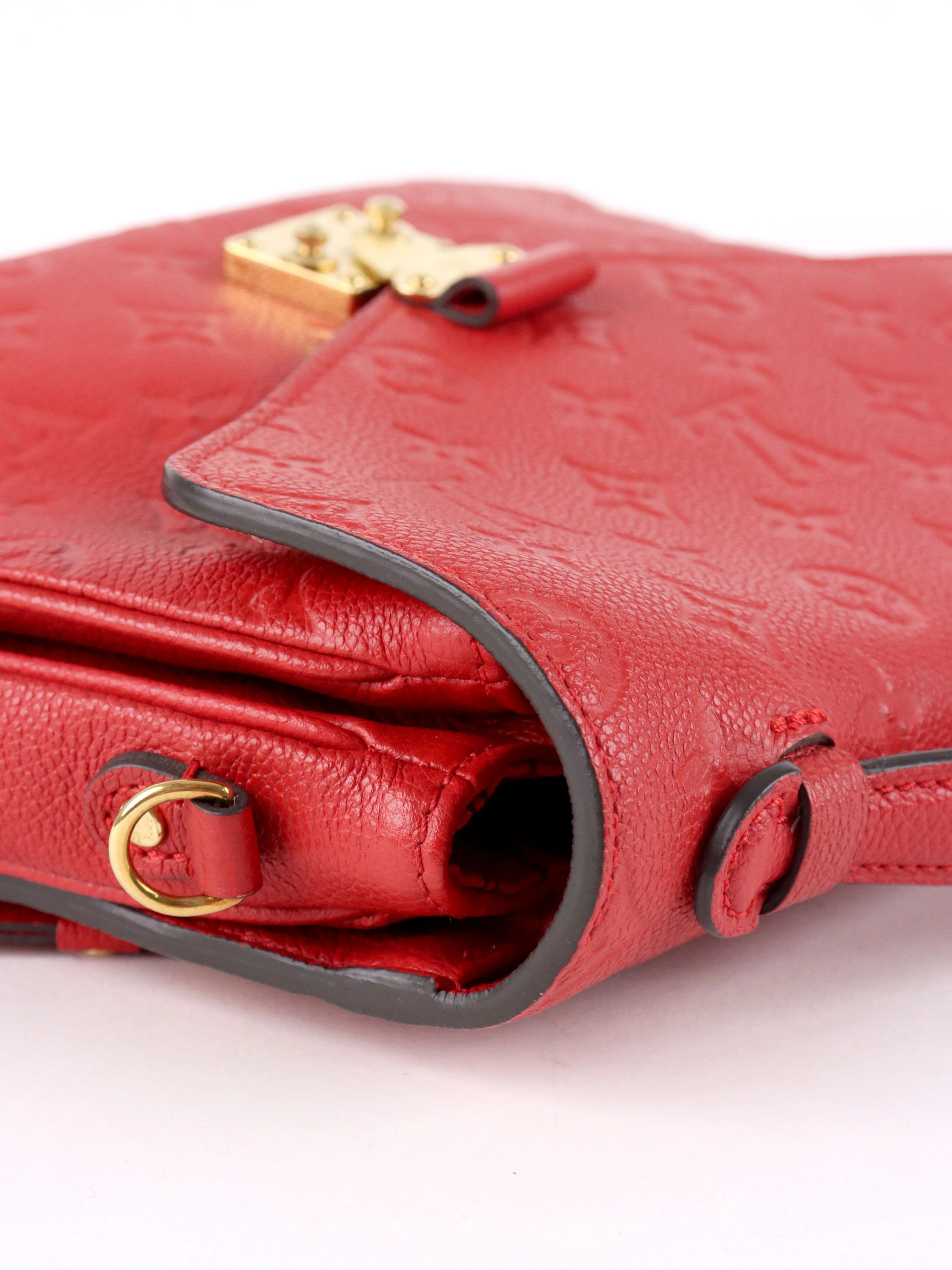 Louis Vuitton Red Monogram Empriented Metis Bag