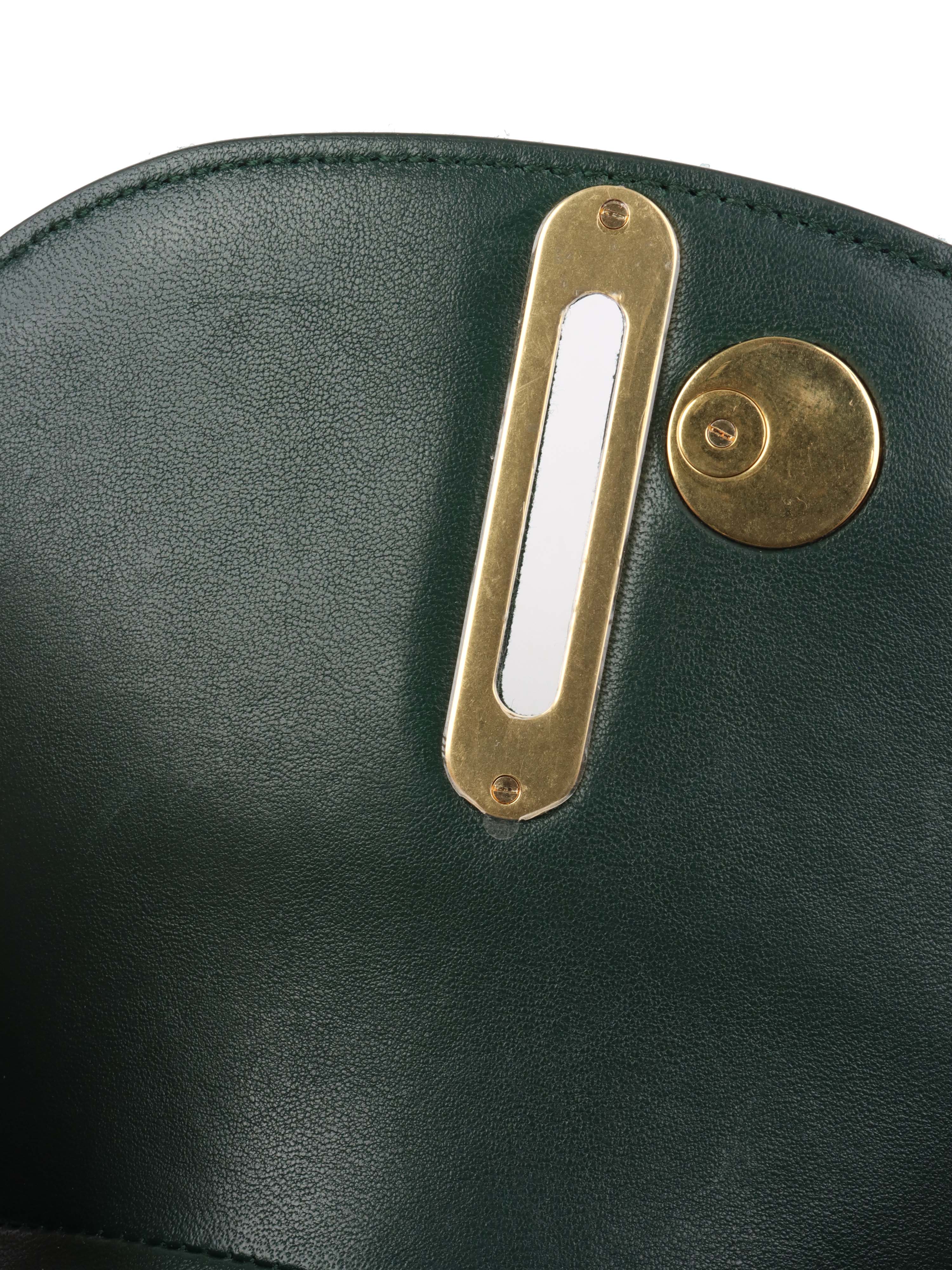 Burberry Deep Green Mini Rocking Horse Bag.