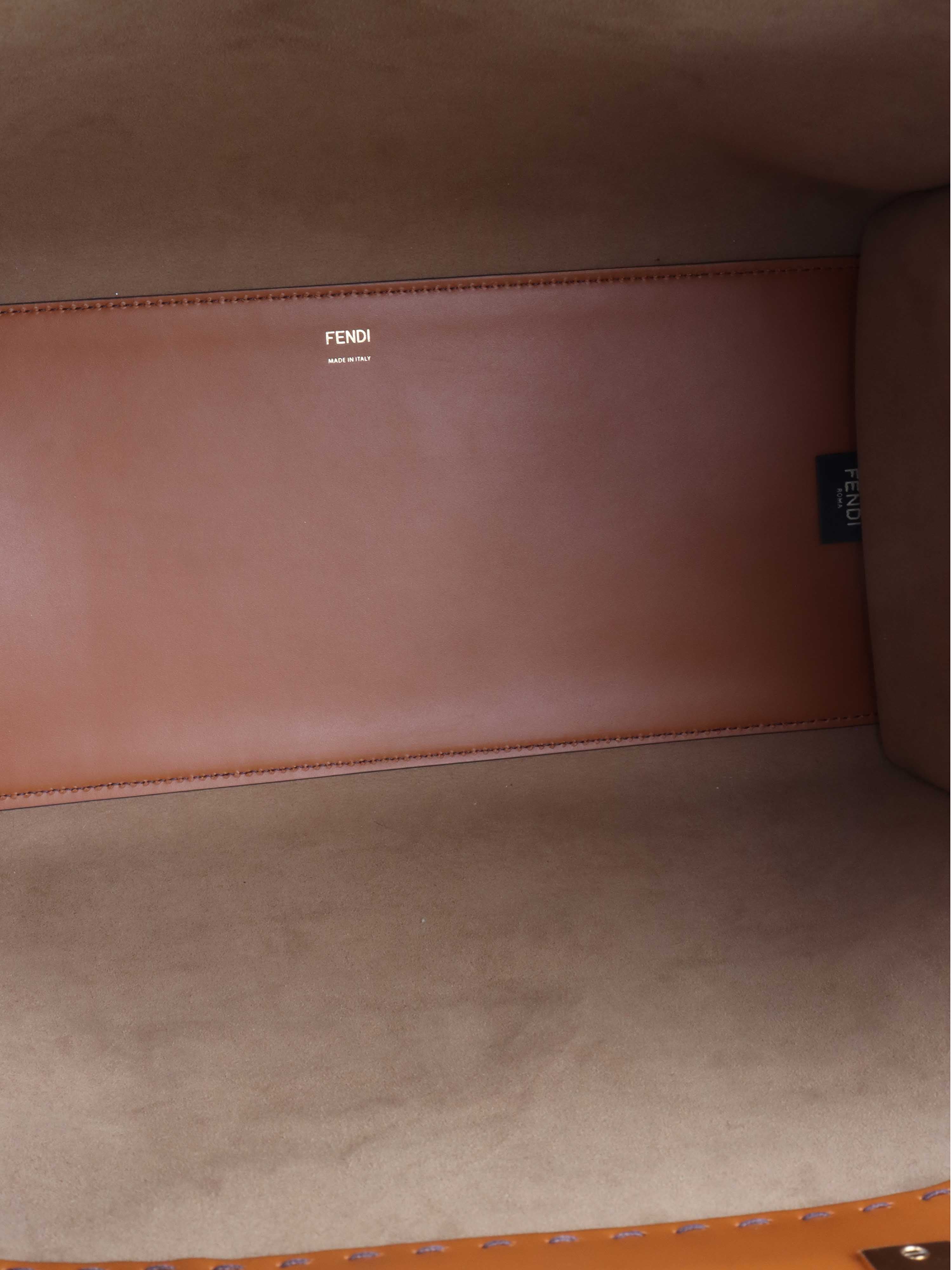 Fendi Tan Large Sunshine Tote.