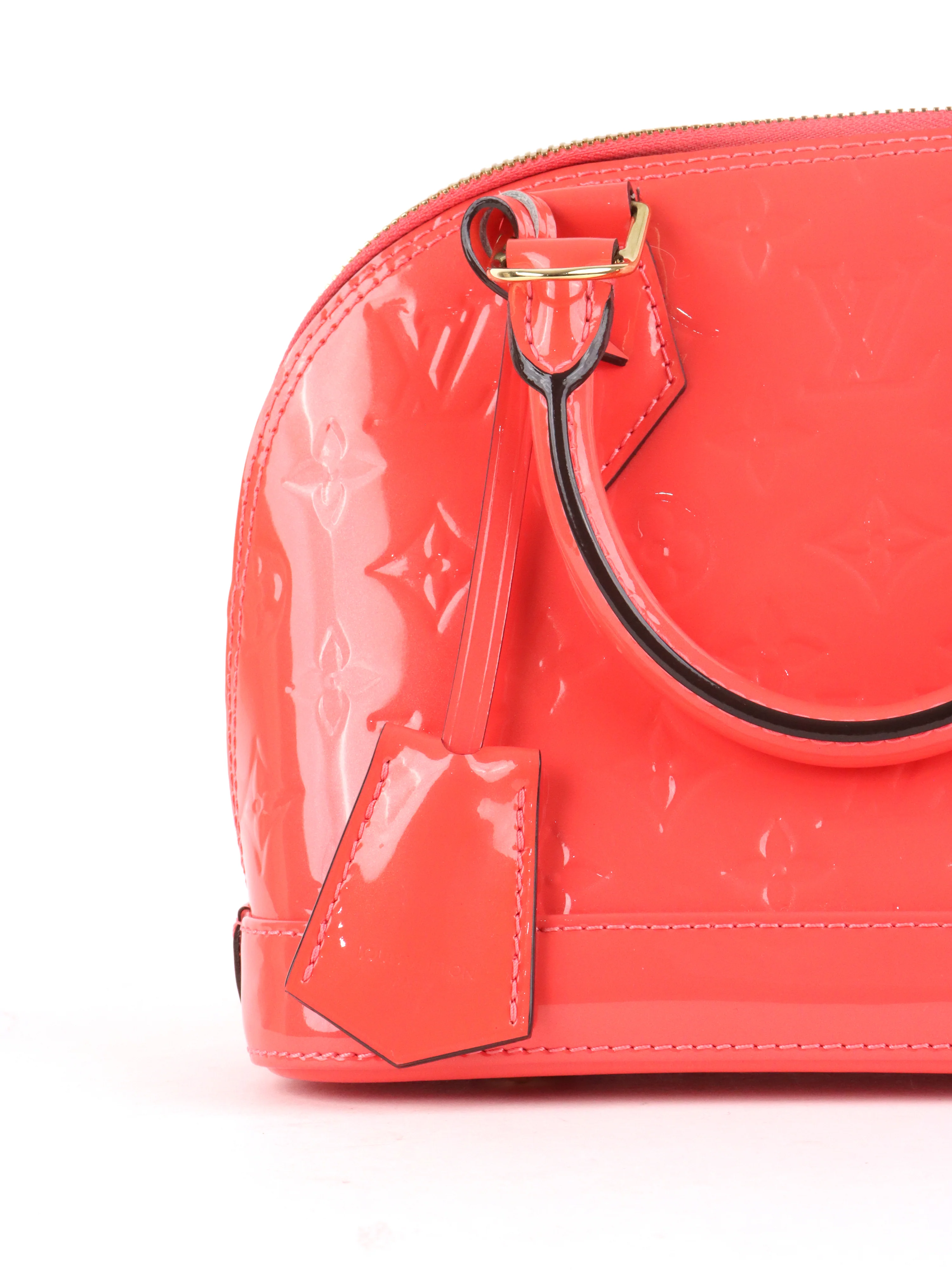 Louis Vuitton Rose Patent Alma BB