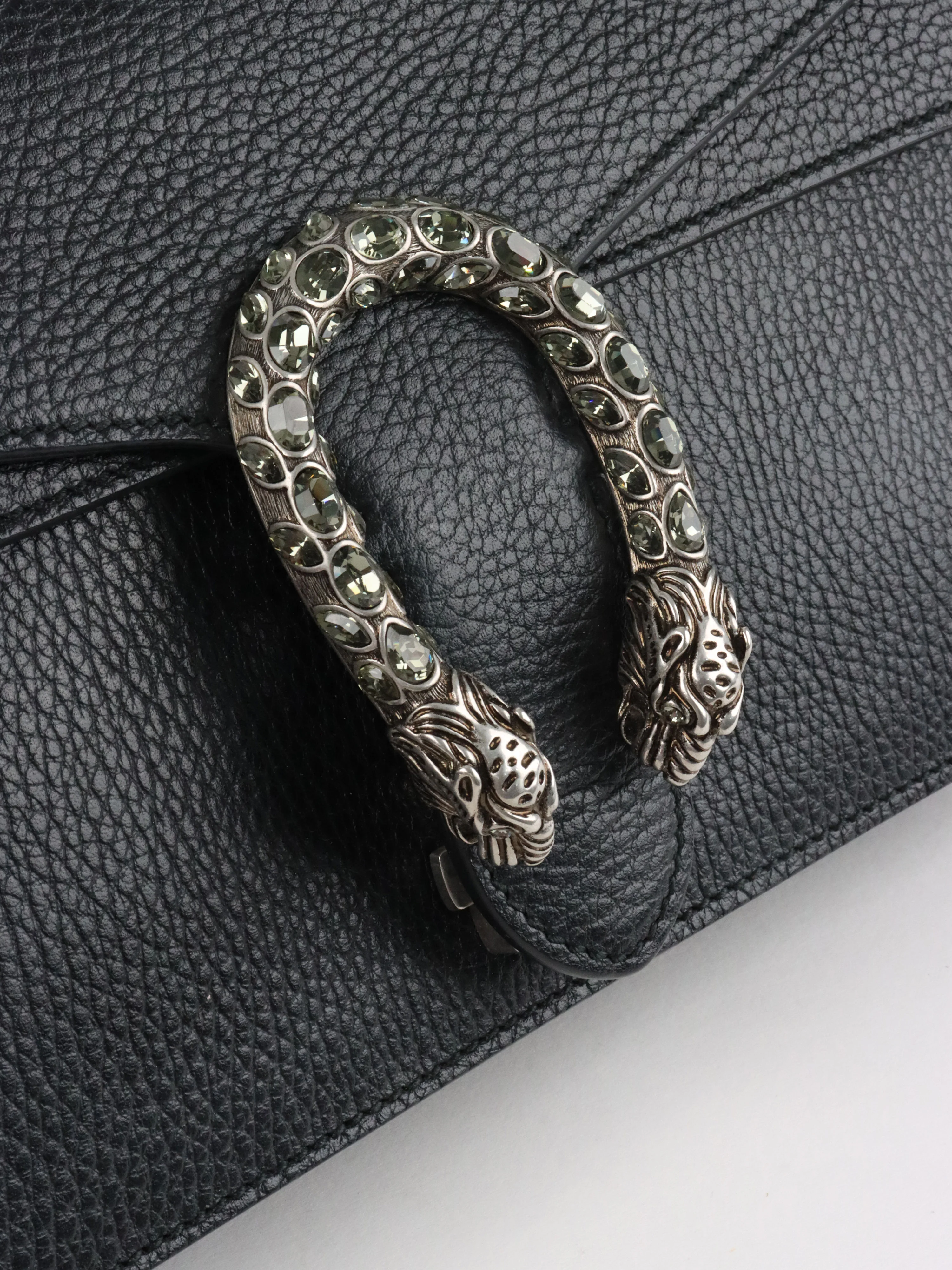 Gucci Small Black Dionysus Bag.