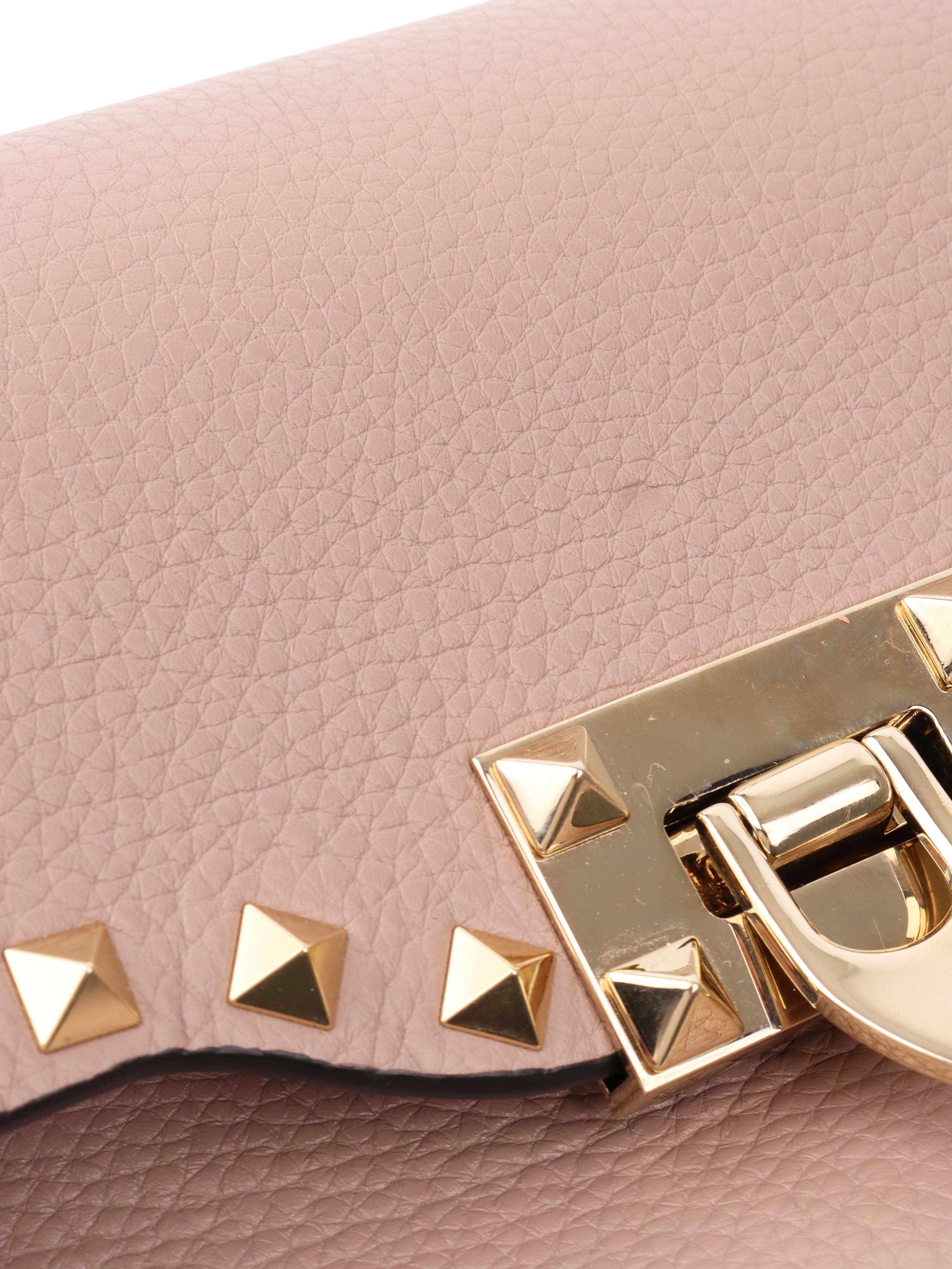 Valentino Dusty Pink Rockstud Crossbody Bag.