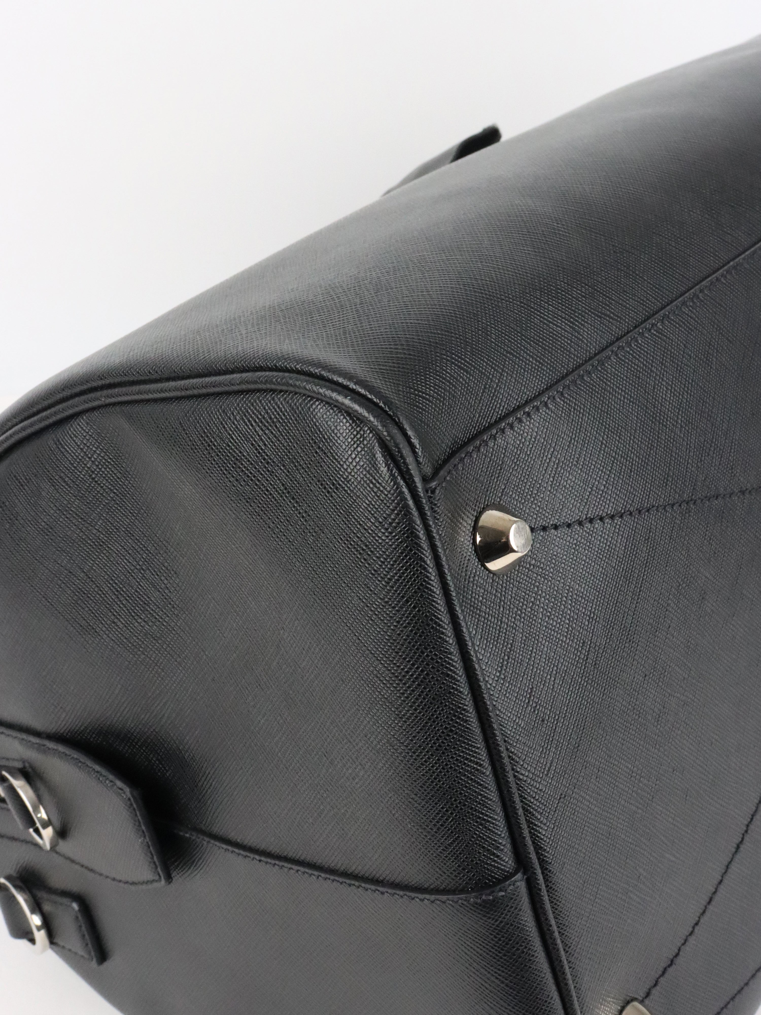 Prada Black Saffiano Travel Bag