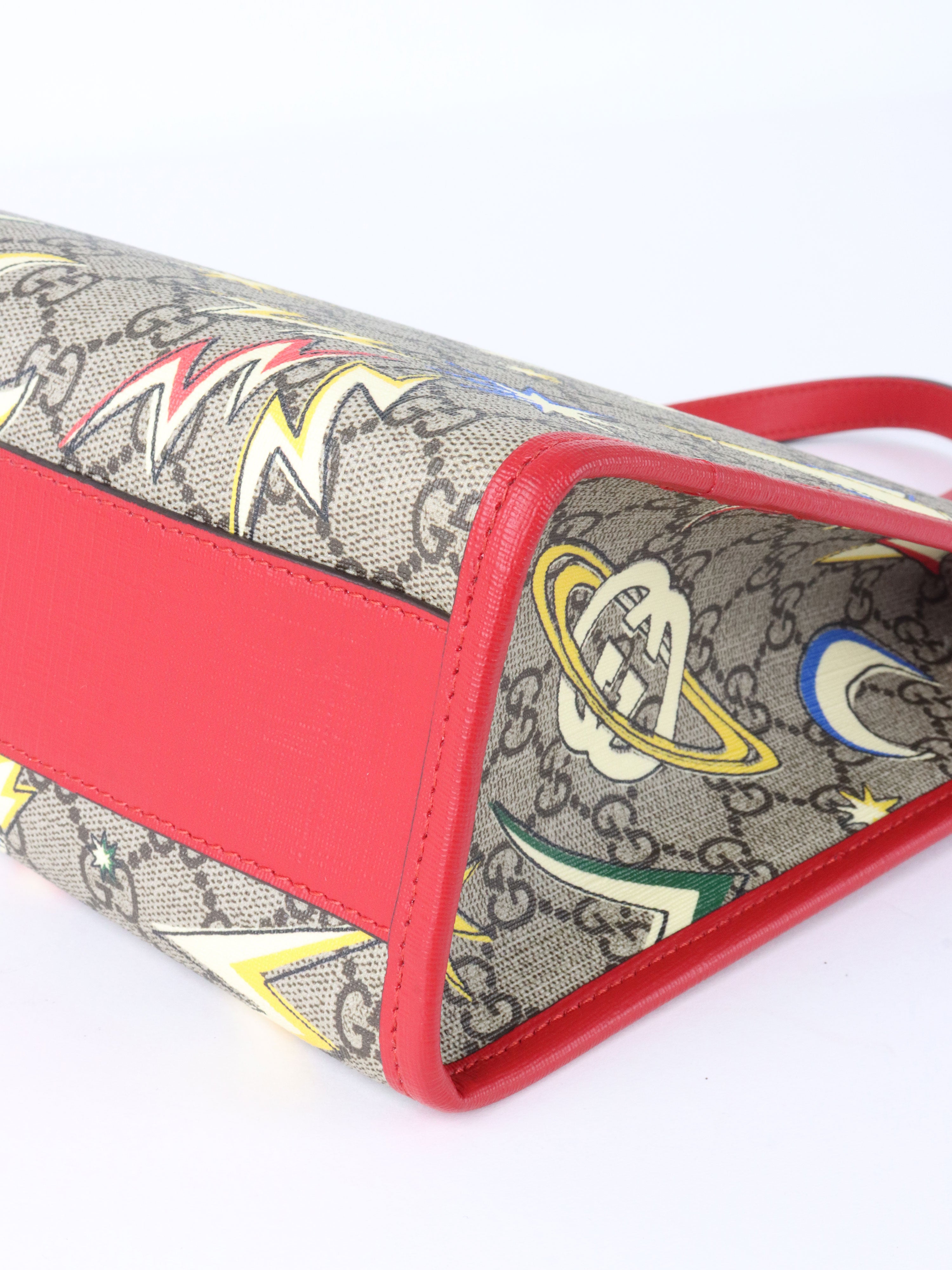 Gucci GG Supreme Canvas Children's Space Print Tote Bag