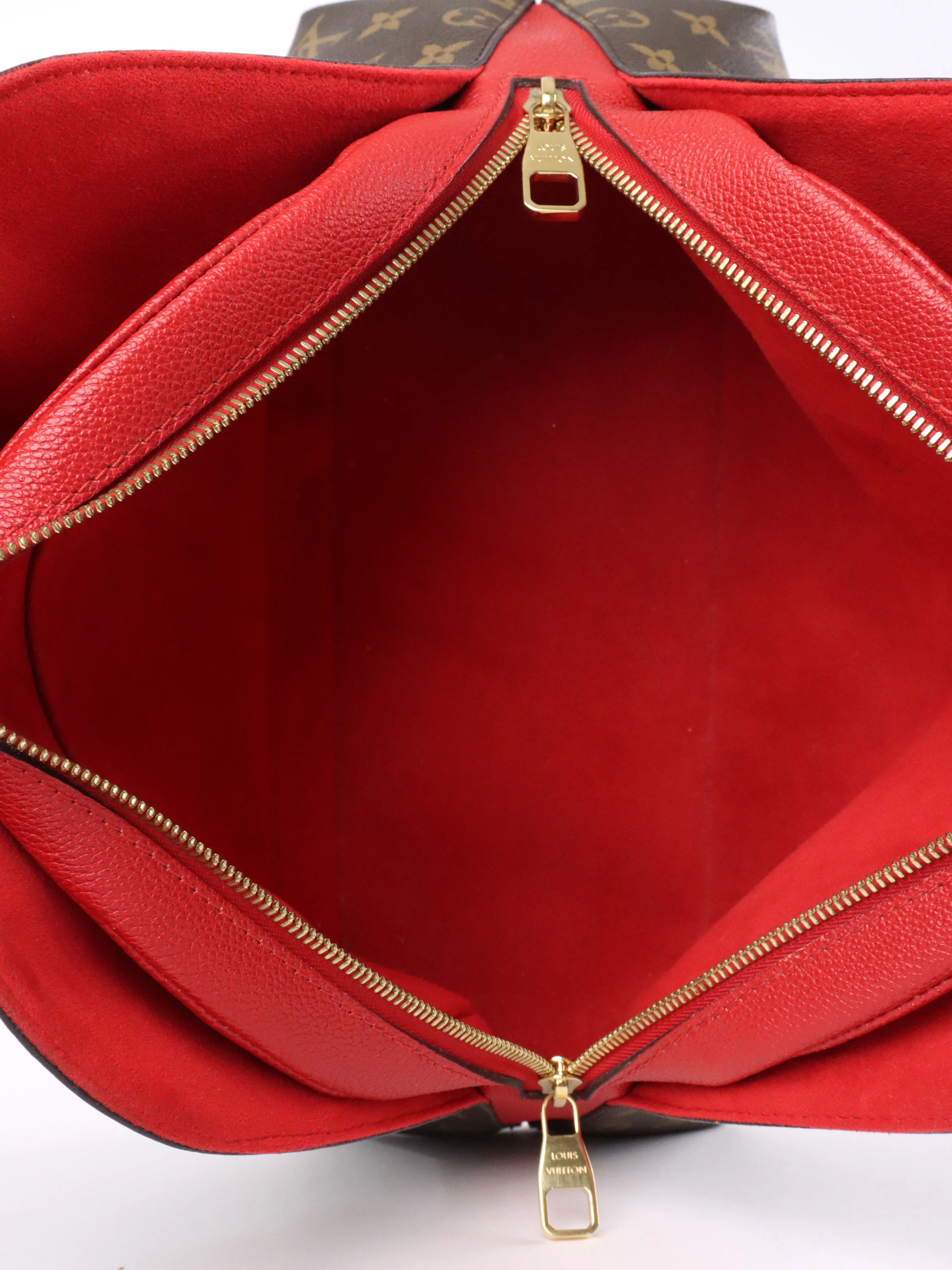 Louis Vuitton Red Monogram Cerise Alma BNB Bag