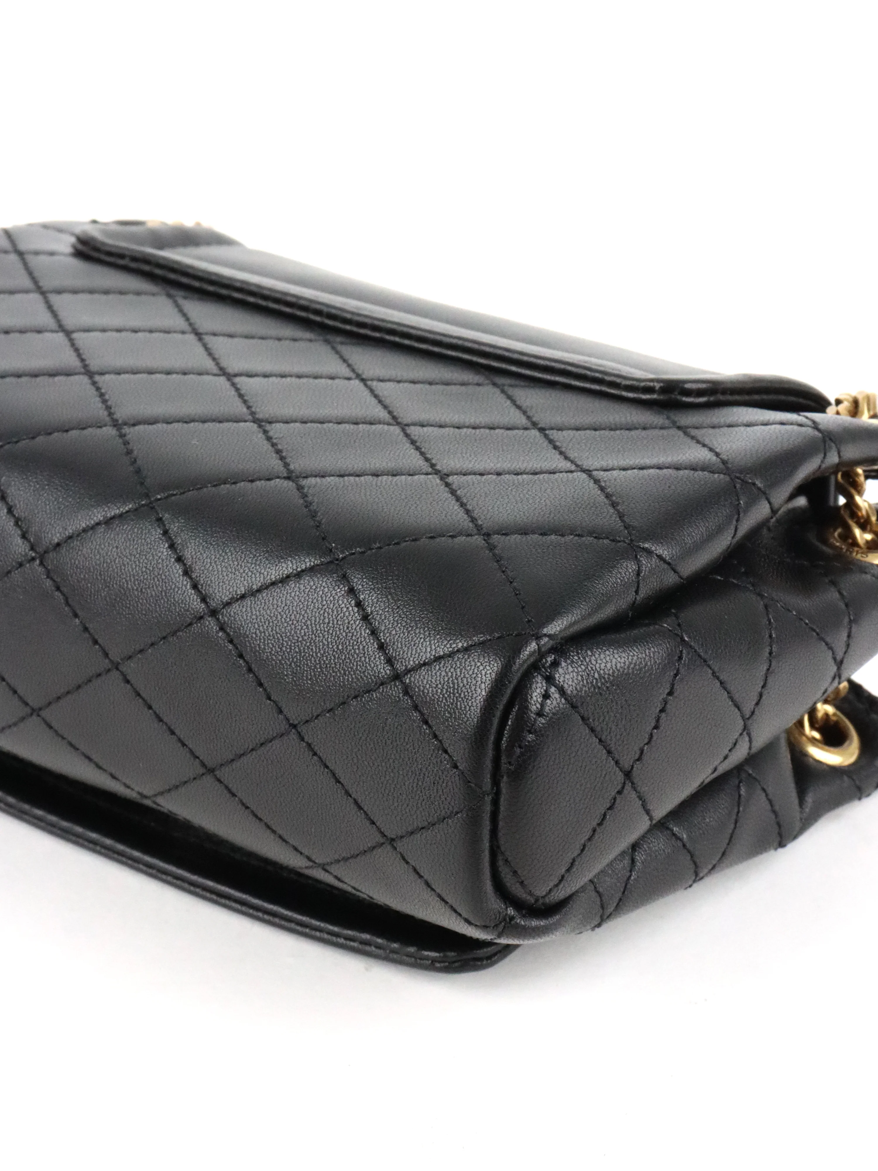 Saint Laurent Black Mini Nolita Shoulder Bag