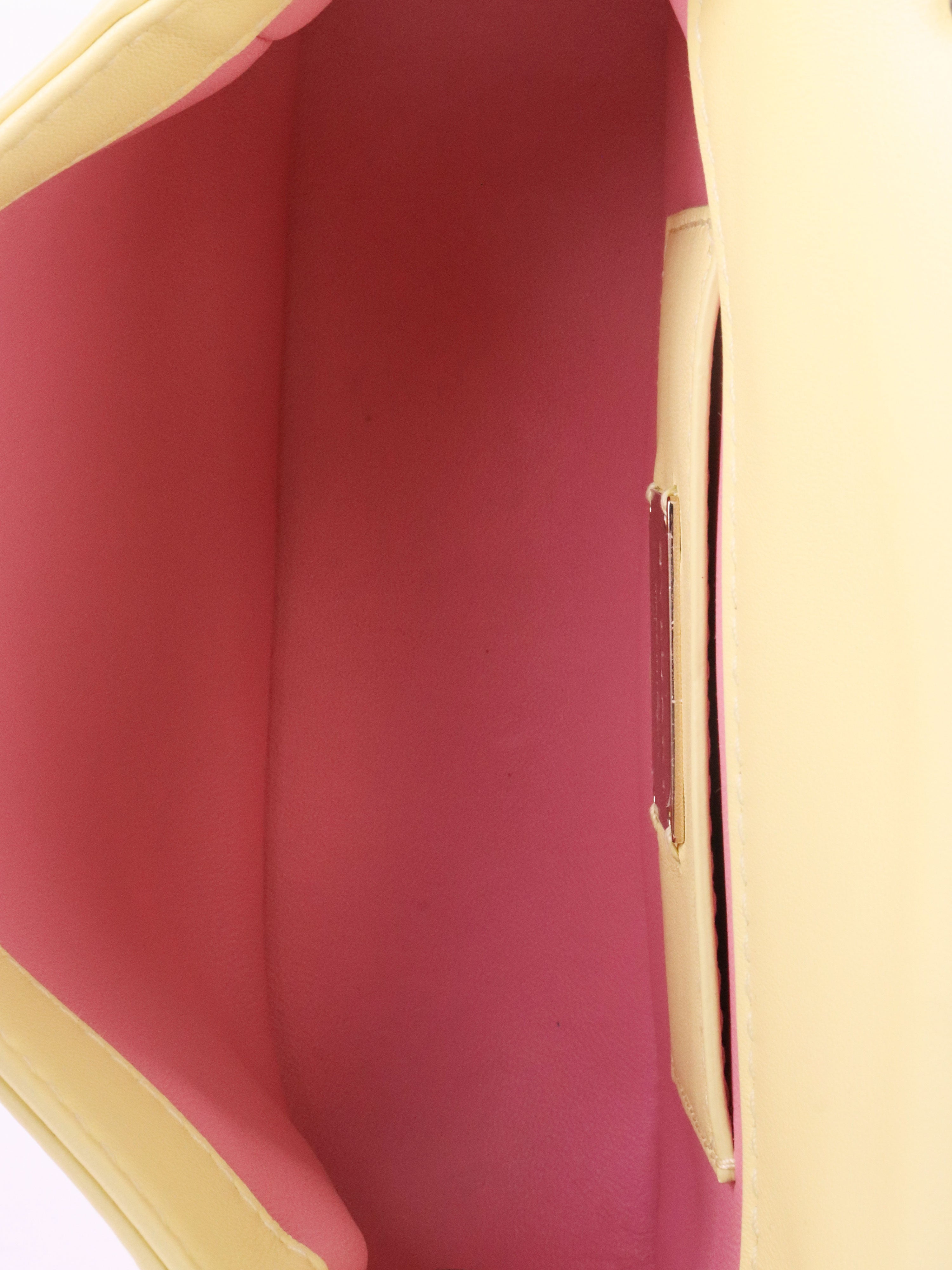 Bvlagri Yellow Serpenti Cabochon Shoulder Bag