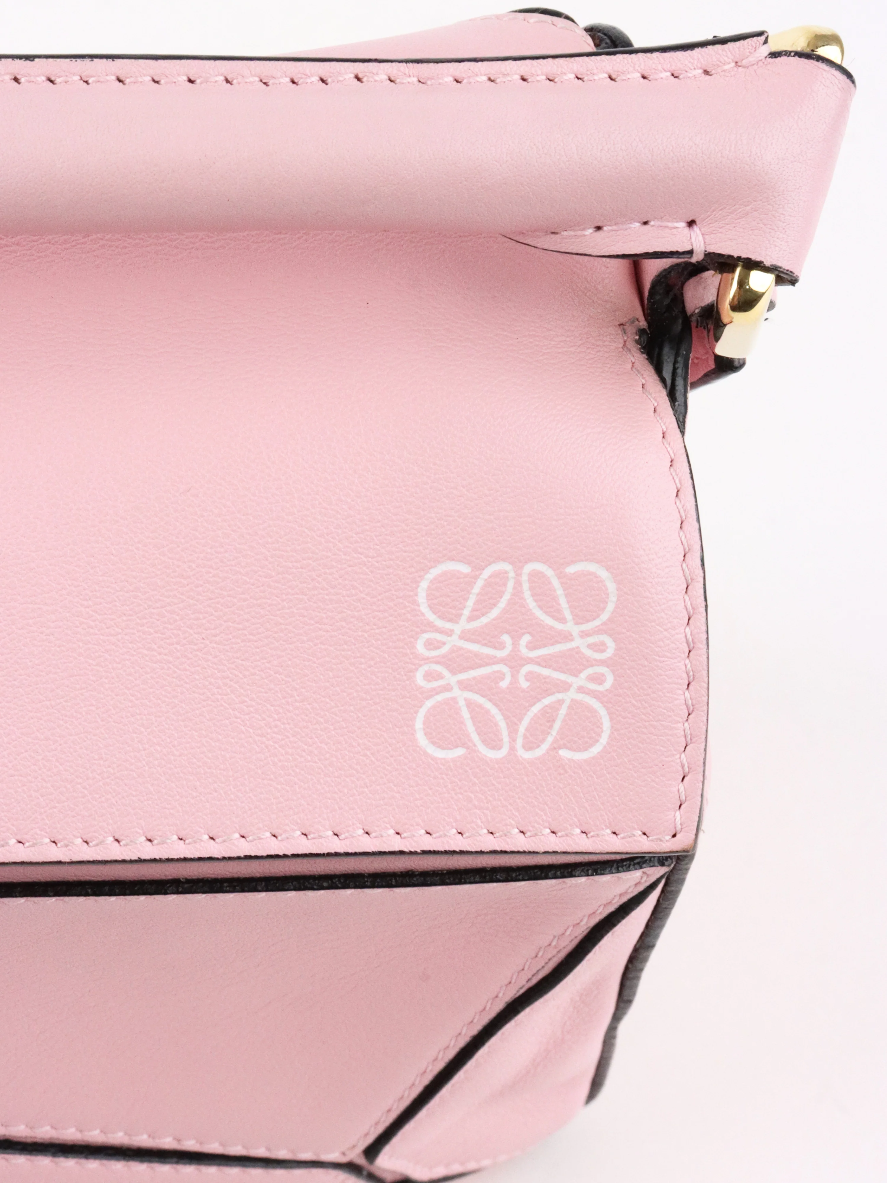 Loewe Small Soft Pink Puzzle Bag