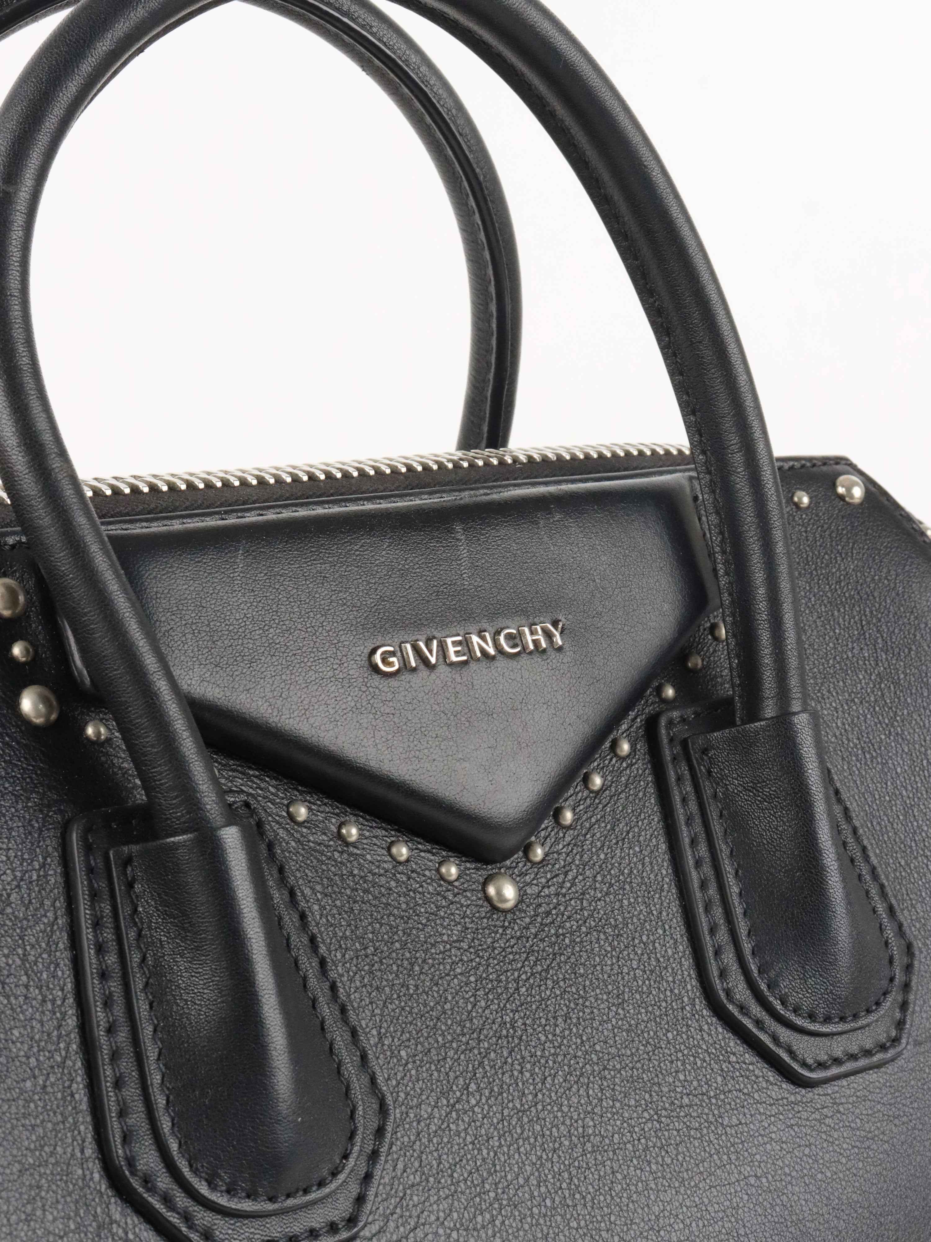 Givenchy Black Large Studs Antigona Bag