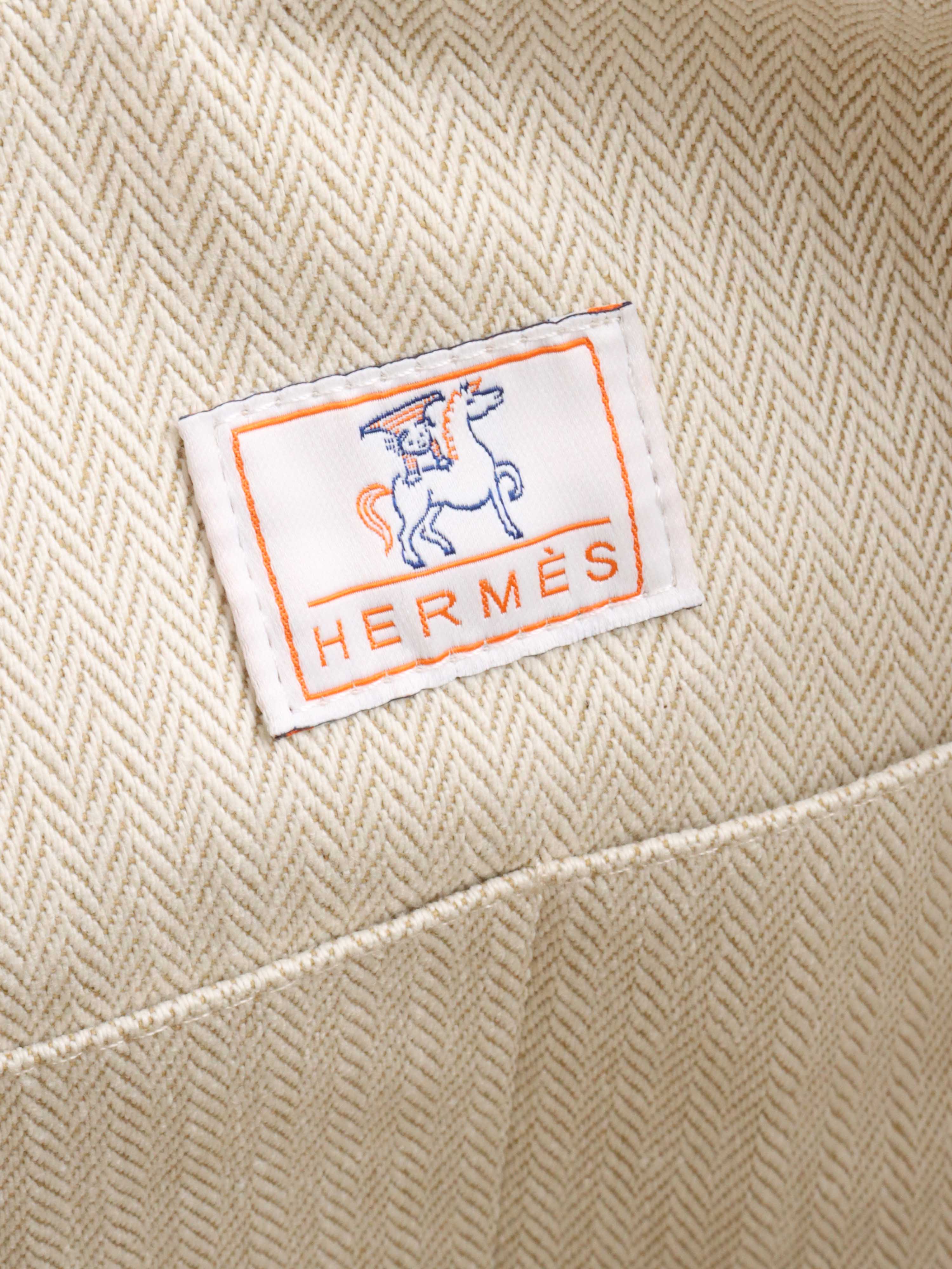 Hermes Cream Bride a Brac Large Case.