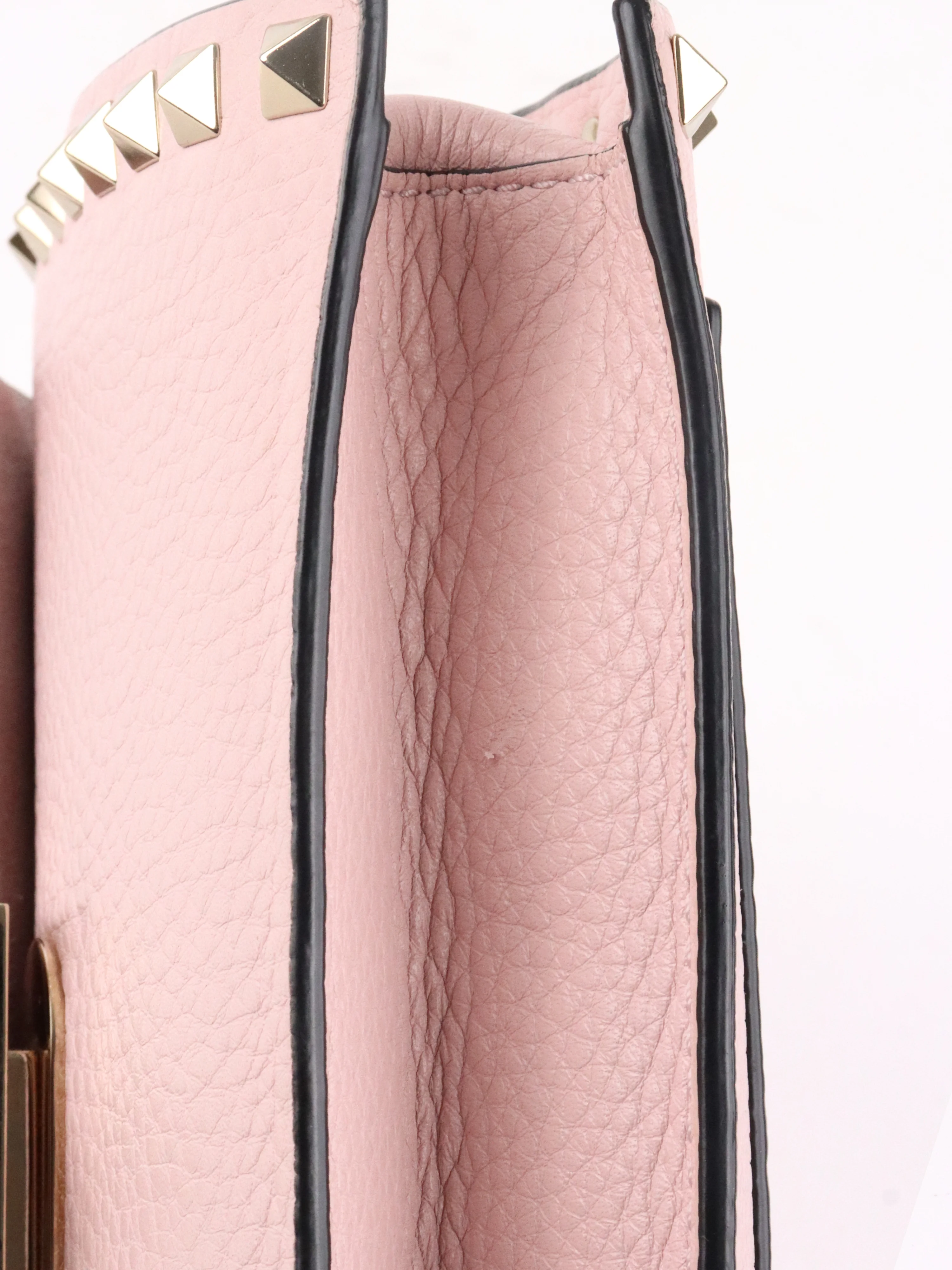Valentino Rose Quartz Rockstuds Crossbody Bag