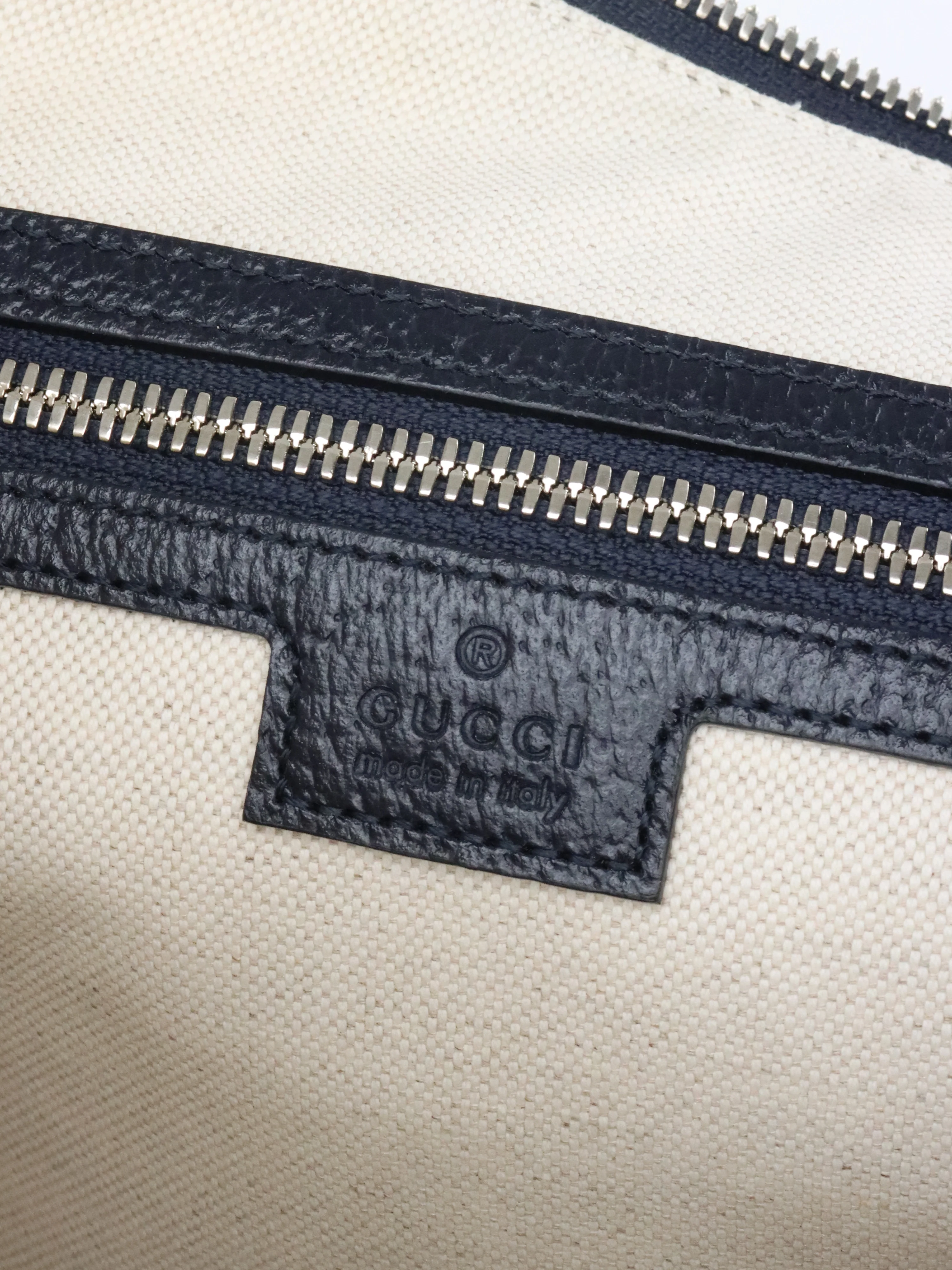 Gucci Small Navy/Ebony Half Moon Ophidia Hobo Crossbody Bag