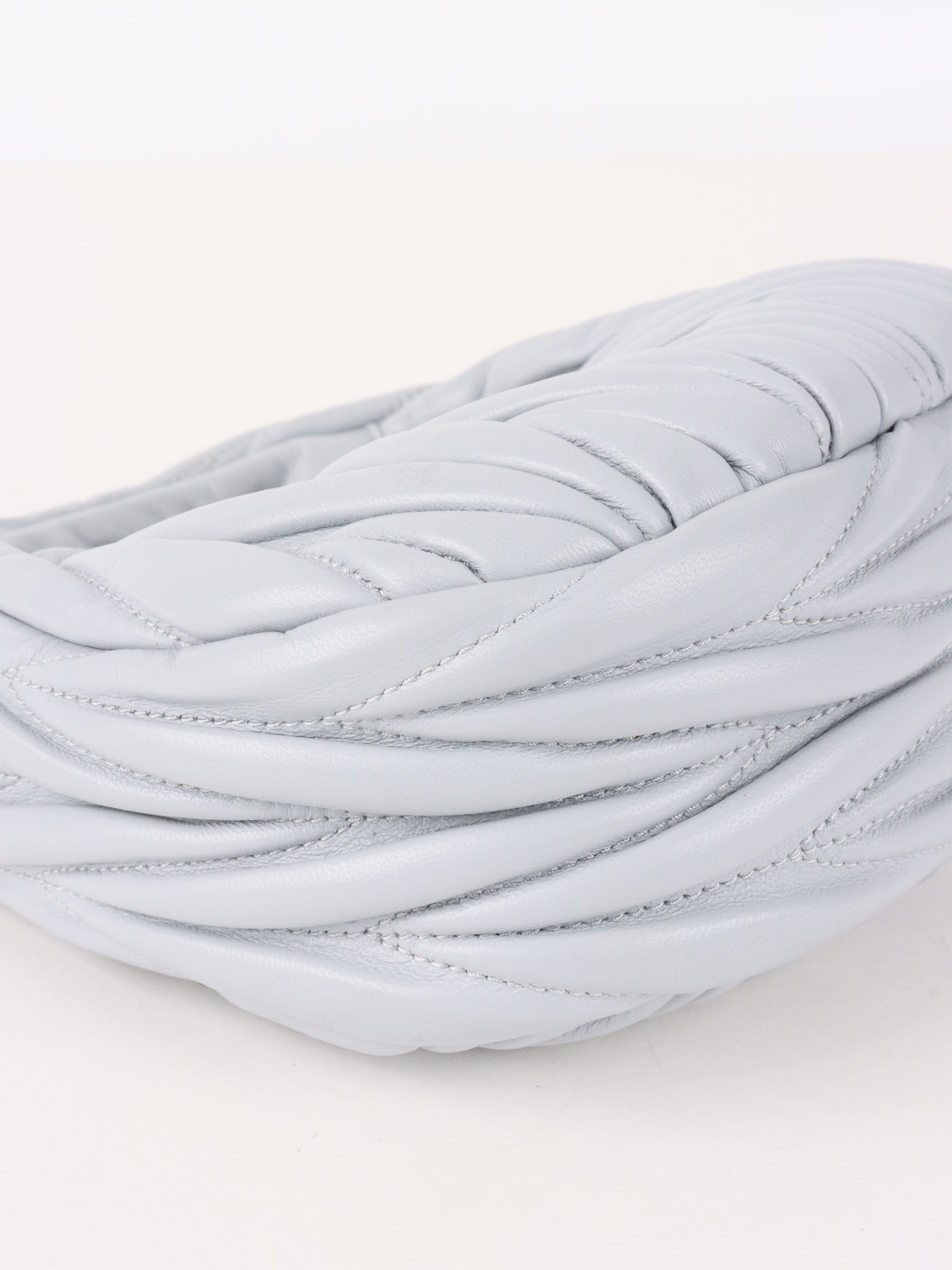 Miu Miu Powder Blue Wander Hobo Mini-Bag