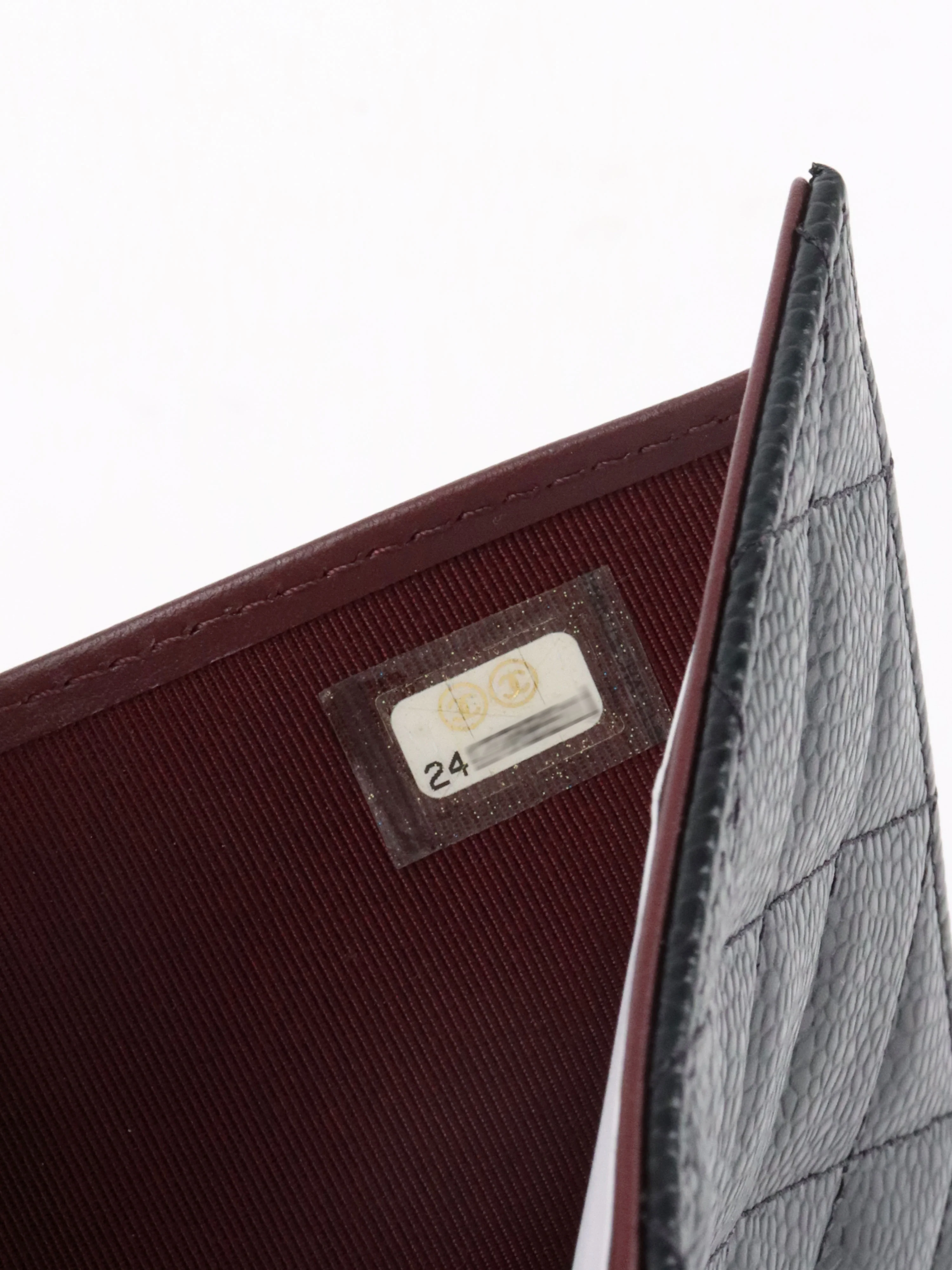 Chanel Small Black Caviar Flap Wallet SHW