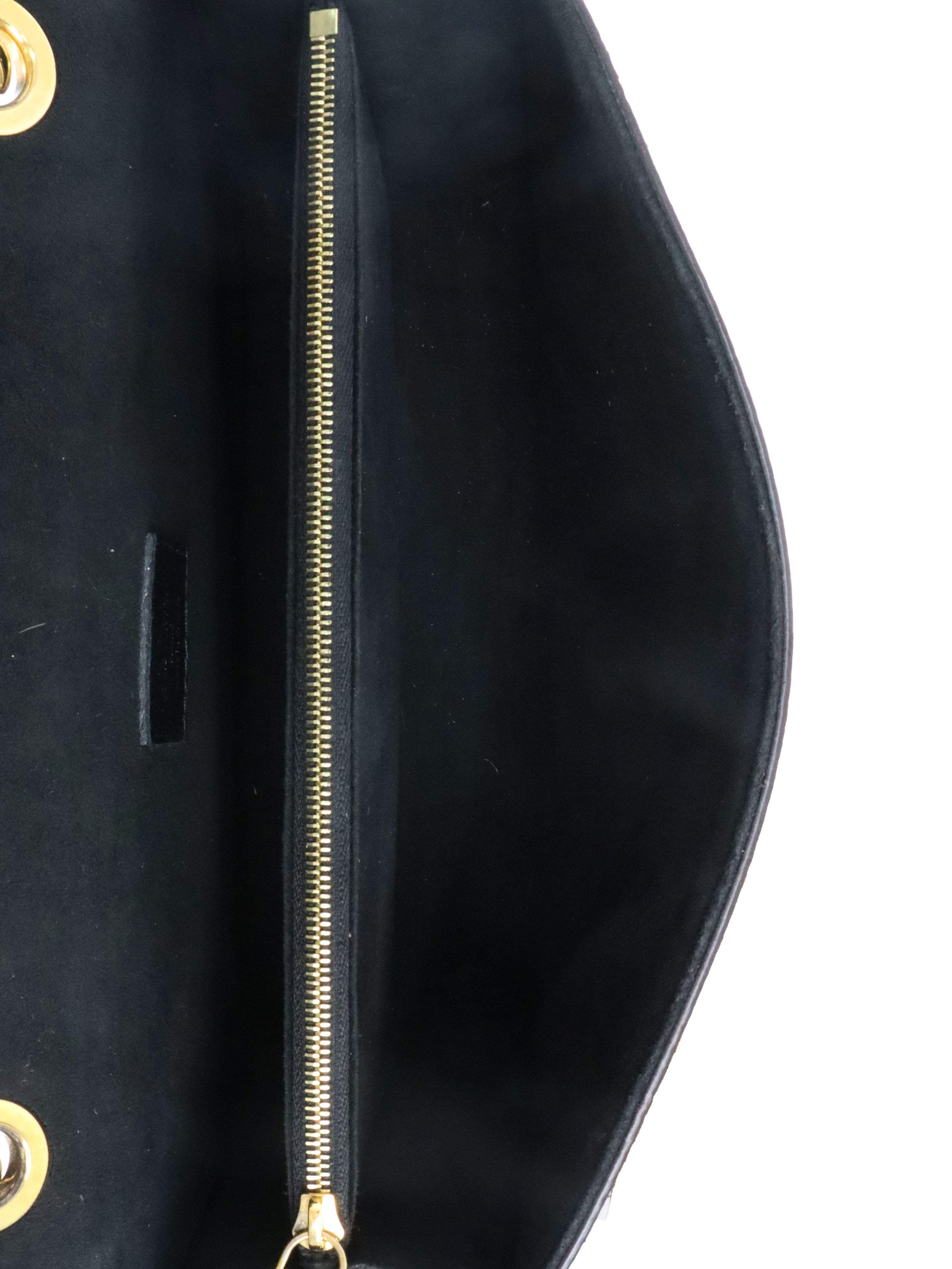 Louis Vuitton Black Victoire MNG MM Bag.