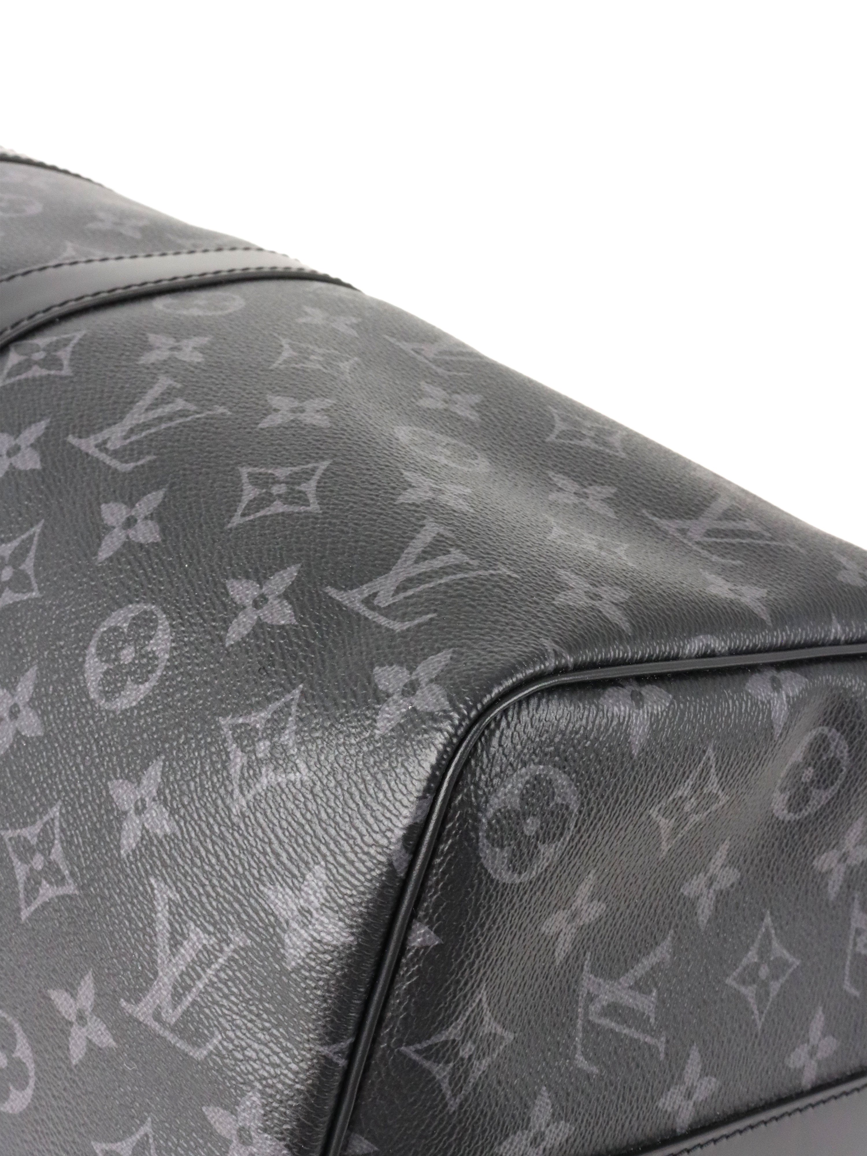 Louis Vuitton Black Keepall Bandouliere 45