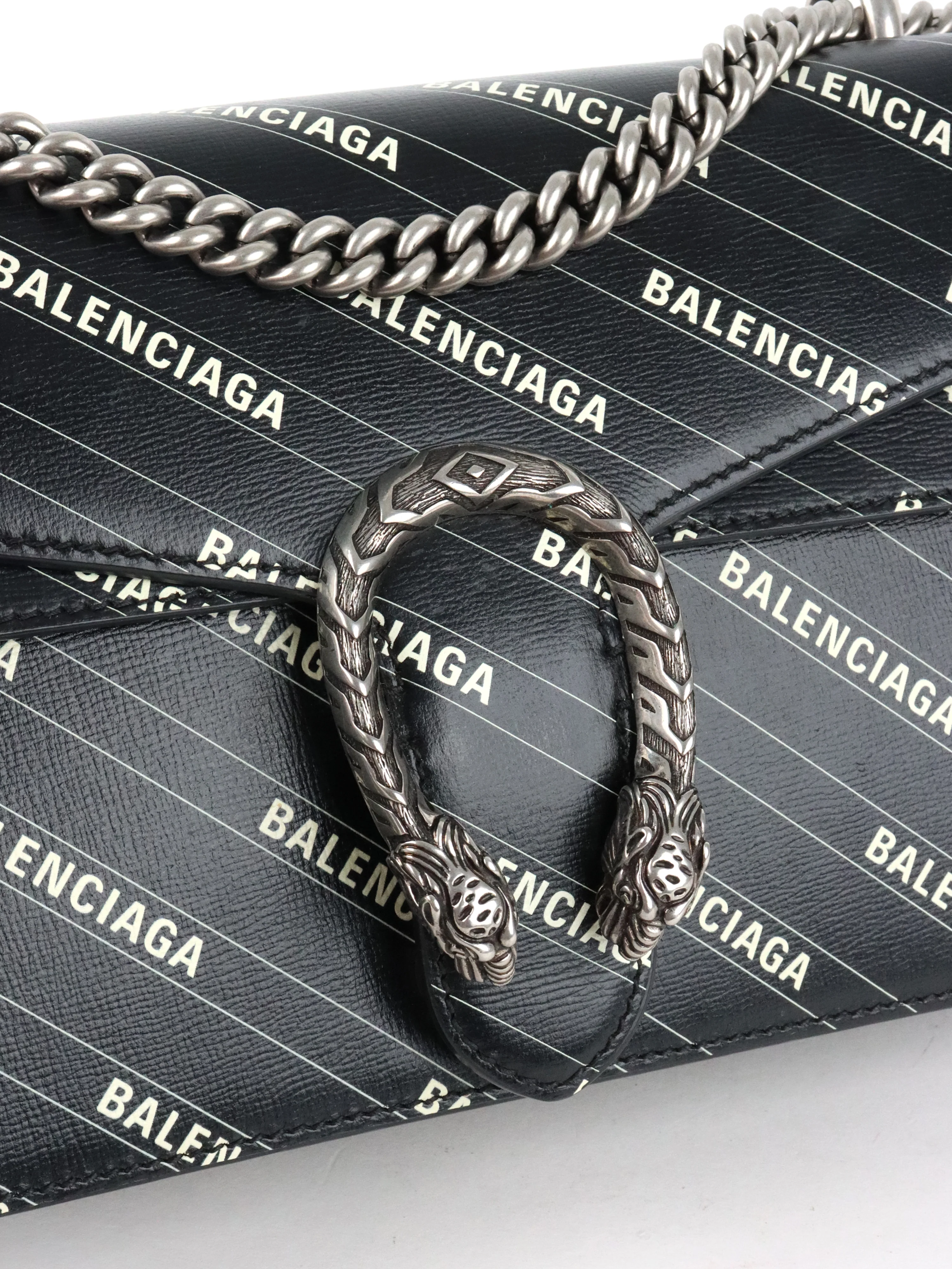 Gucci x Balenciaga Small Black Dionysus The Hacker Project Bag