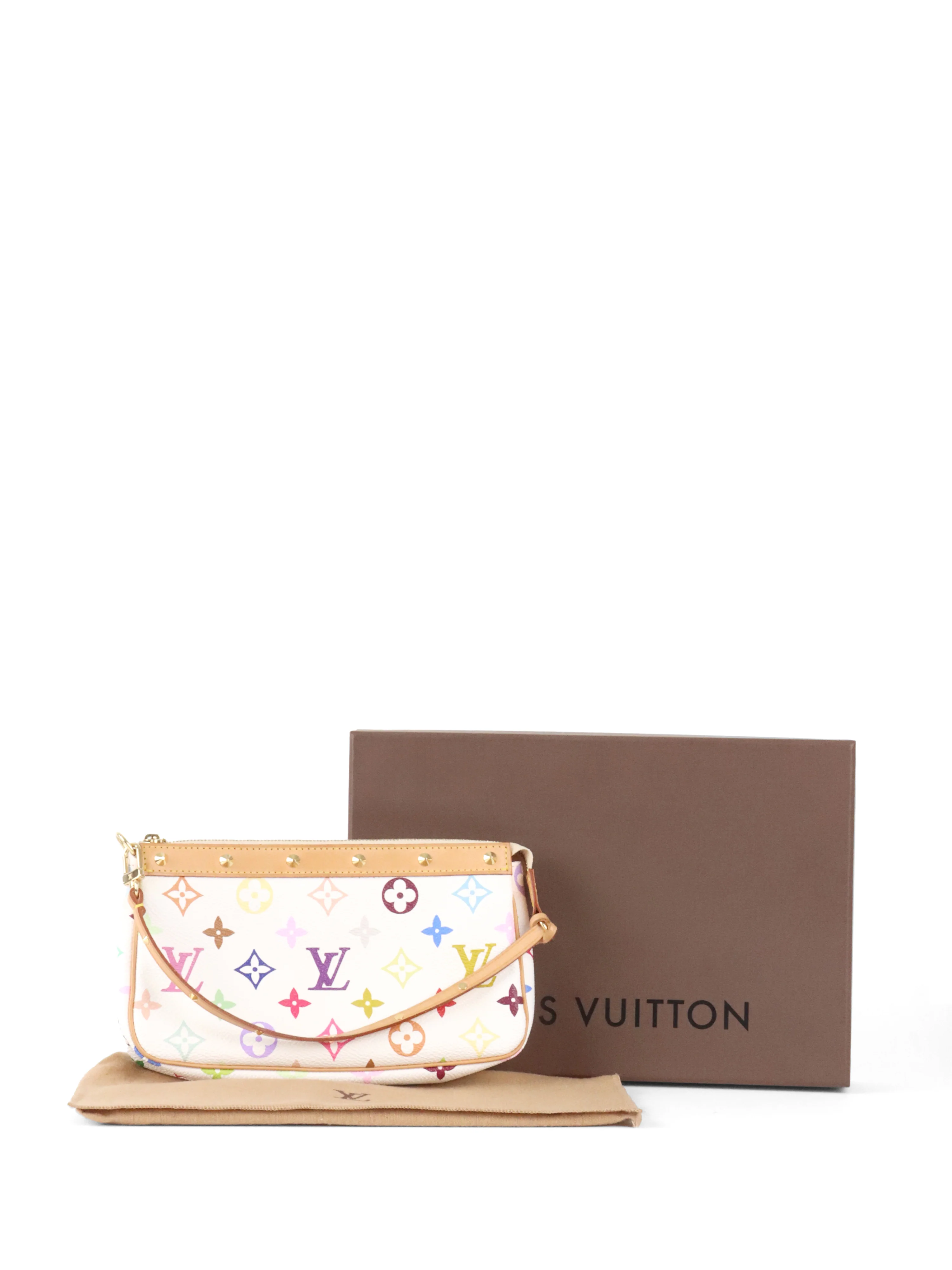 Louis Vuitton x Takashi Murakami Vintage Pochette Accessoires Bag