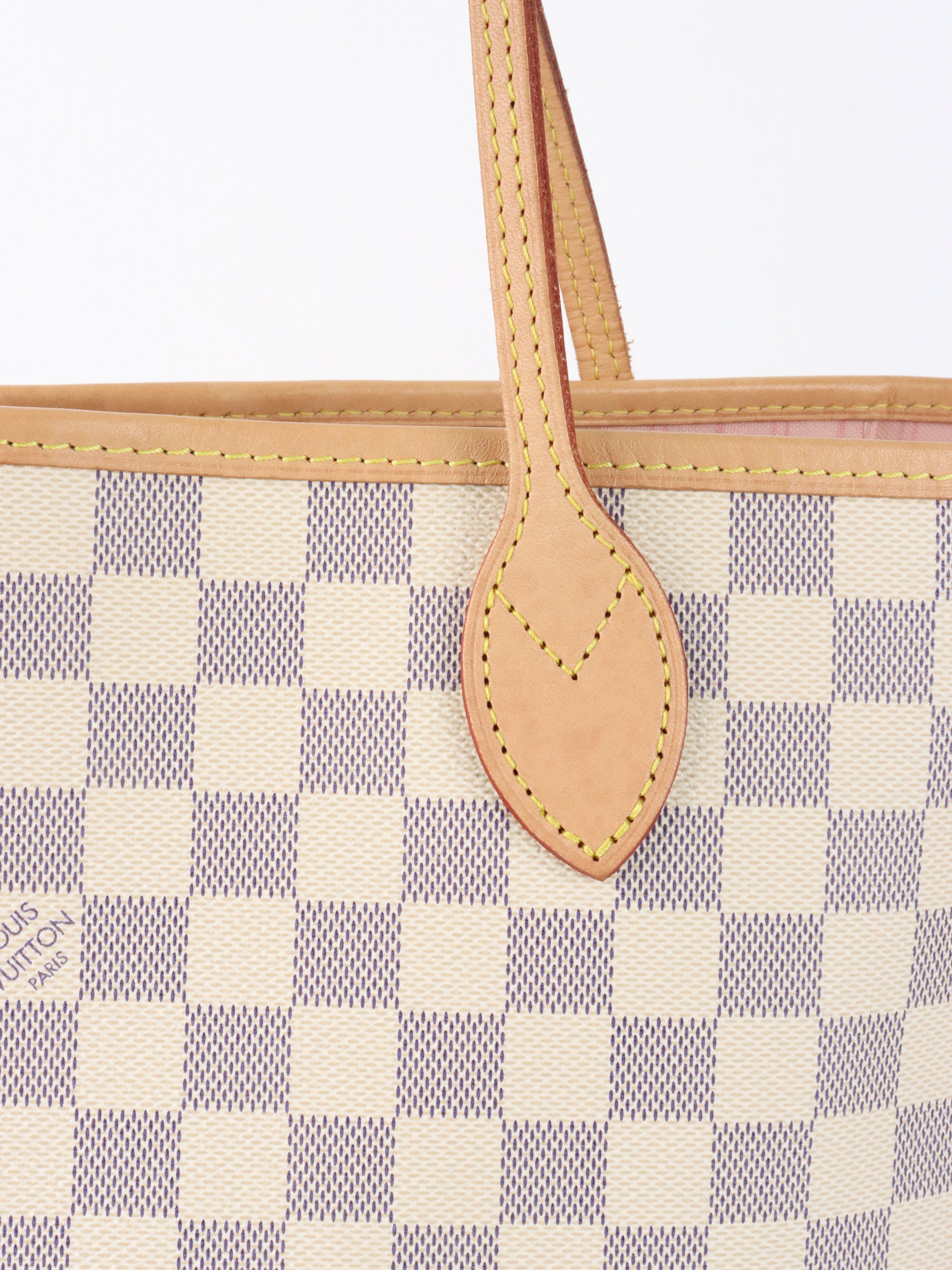 Louis Vuitton Damier Azur Neverfull MM Bag