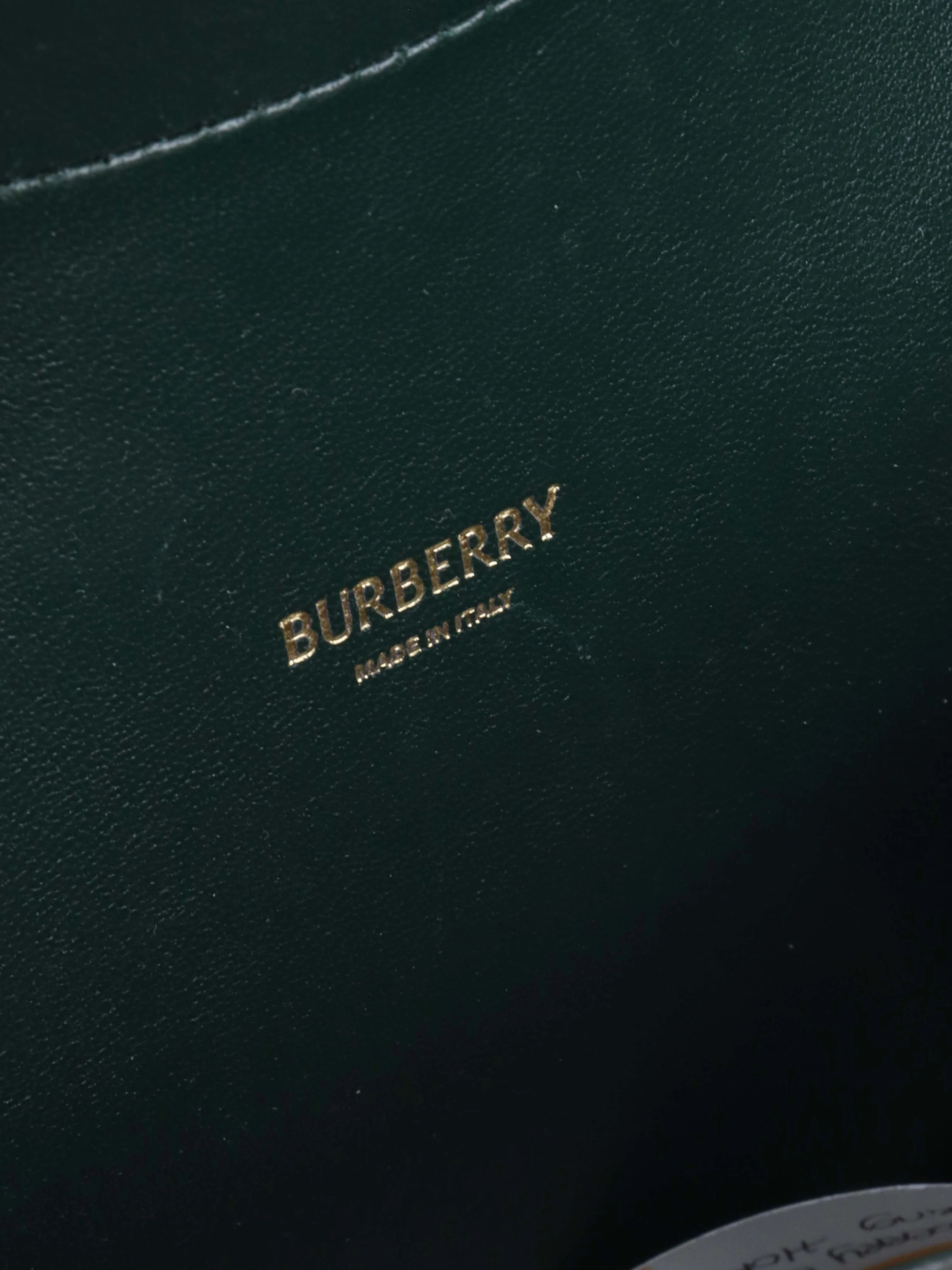 Burberry Deep Green Mini Rocking Horse Bag.