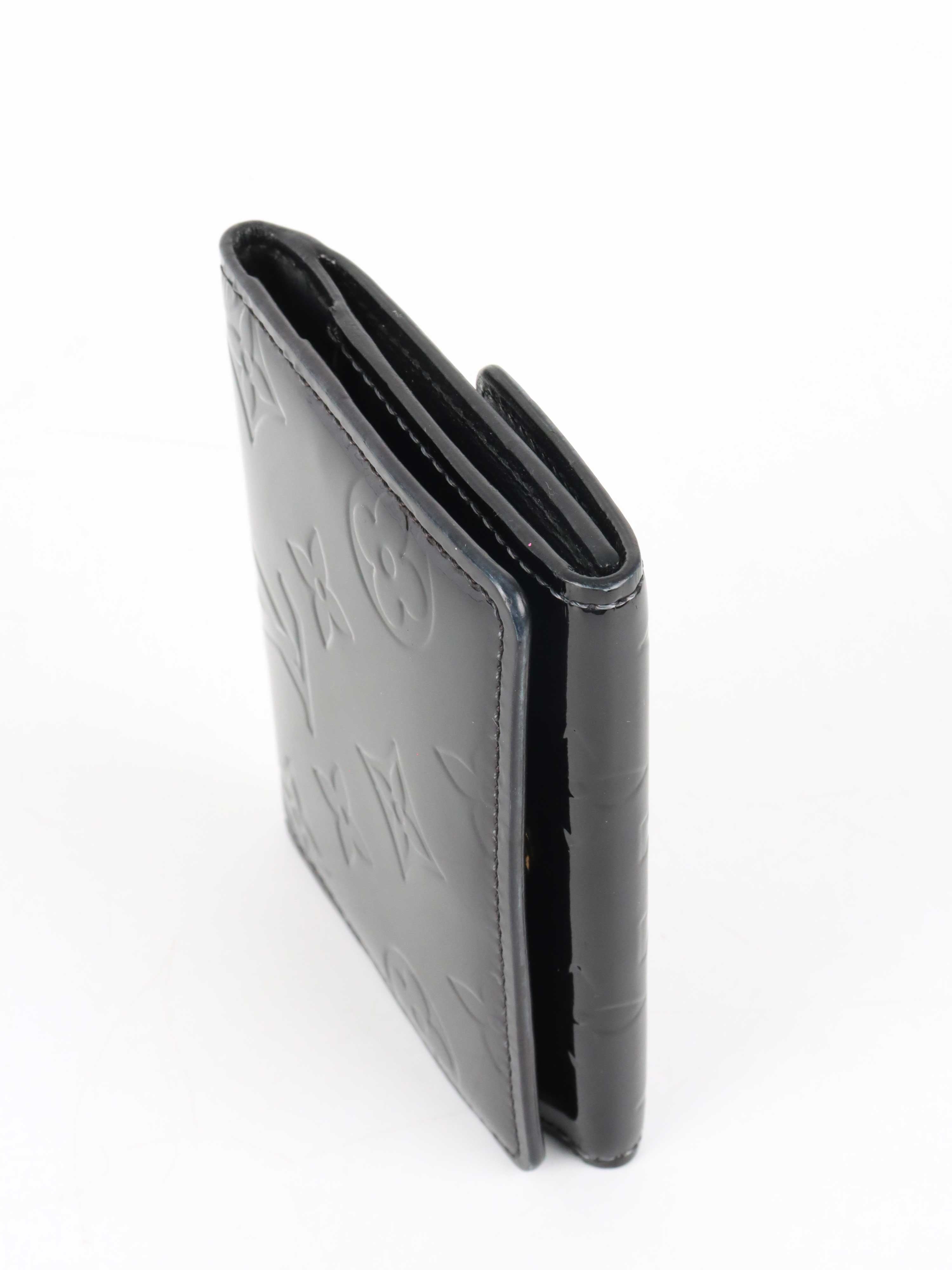 Louis Vuitton Amarante Monogram Vernis Elise Wallet.
