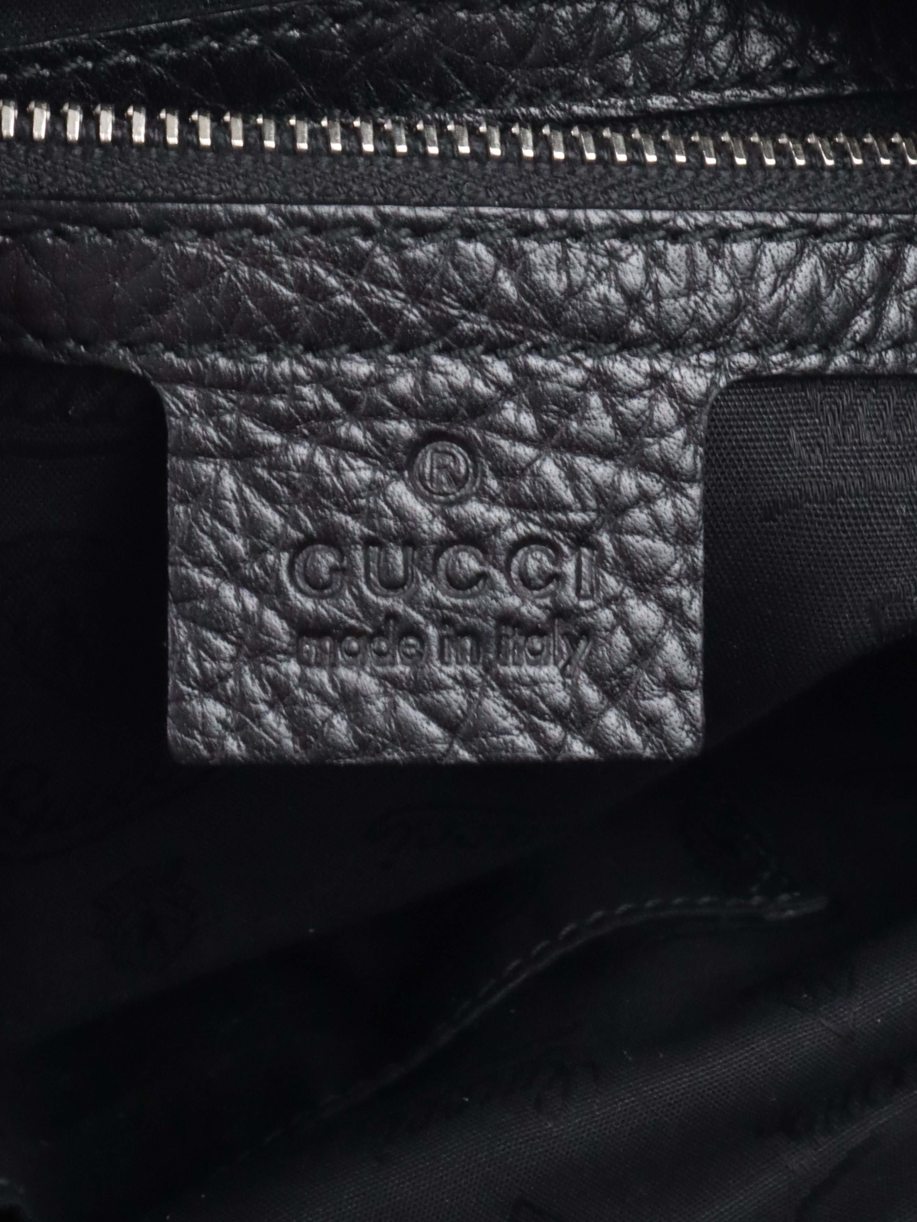 Gucci Bar Braided Bamboo Bag.