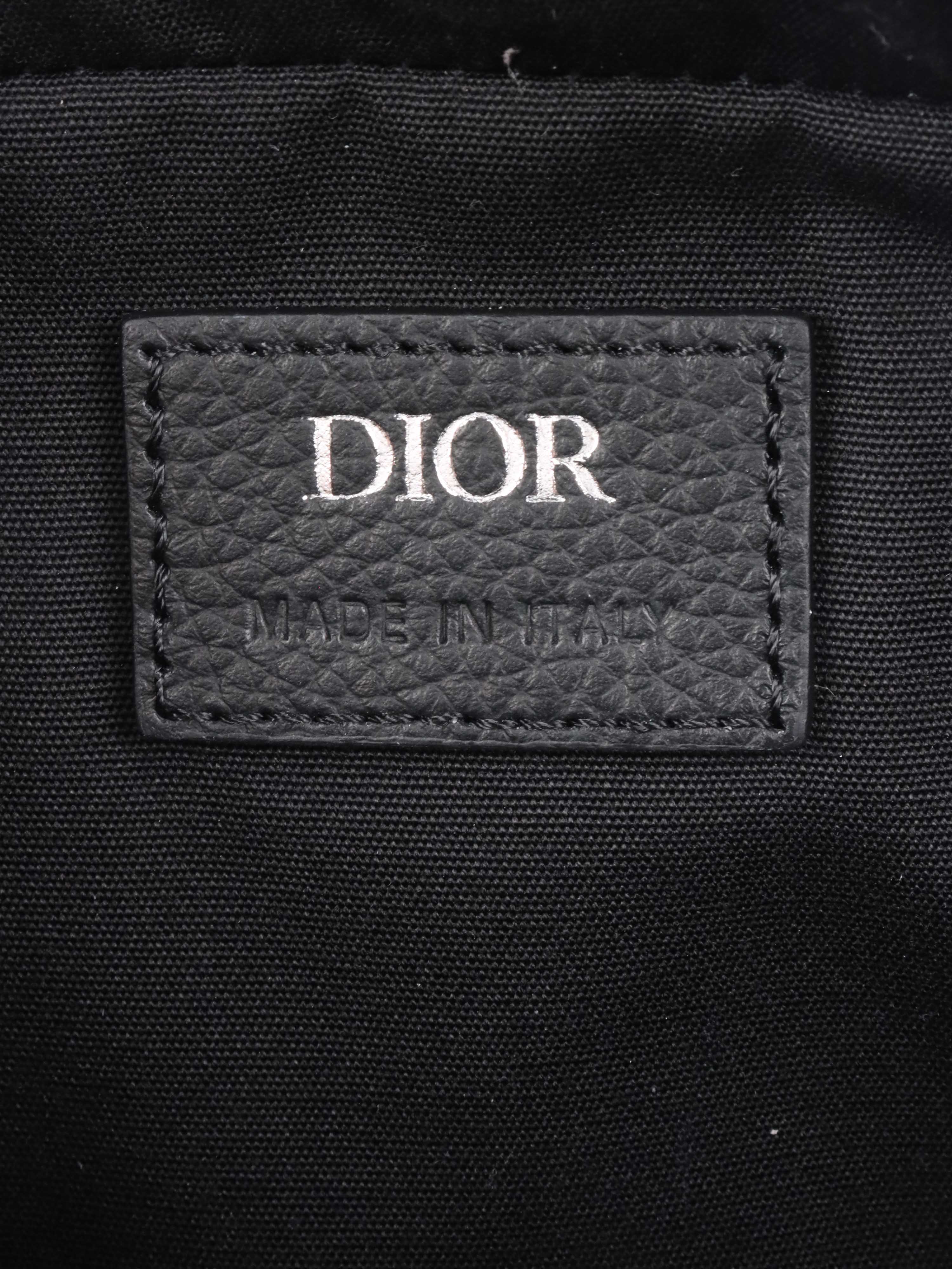 Dior Mens Black Safari Pouch.