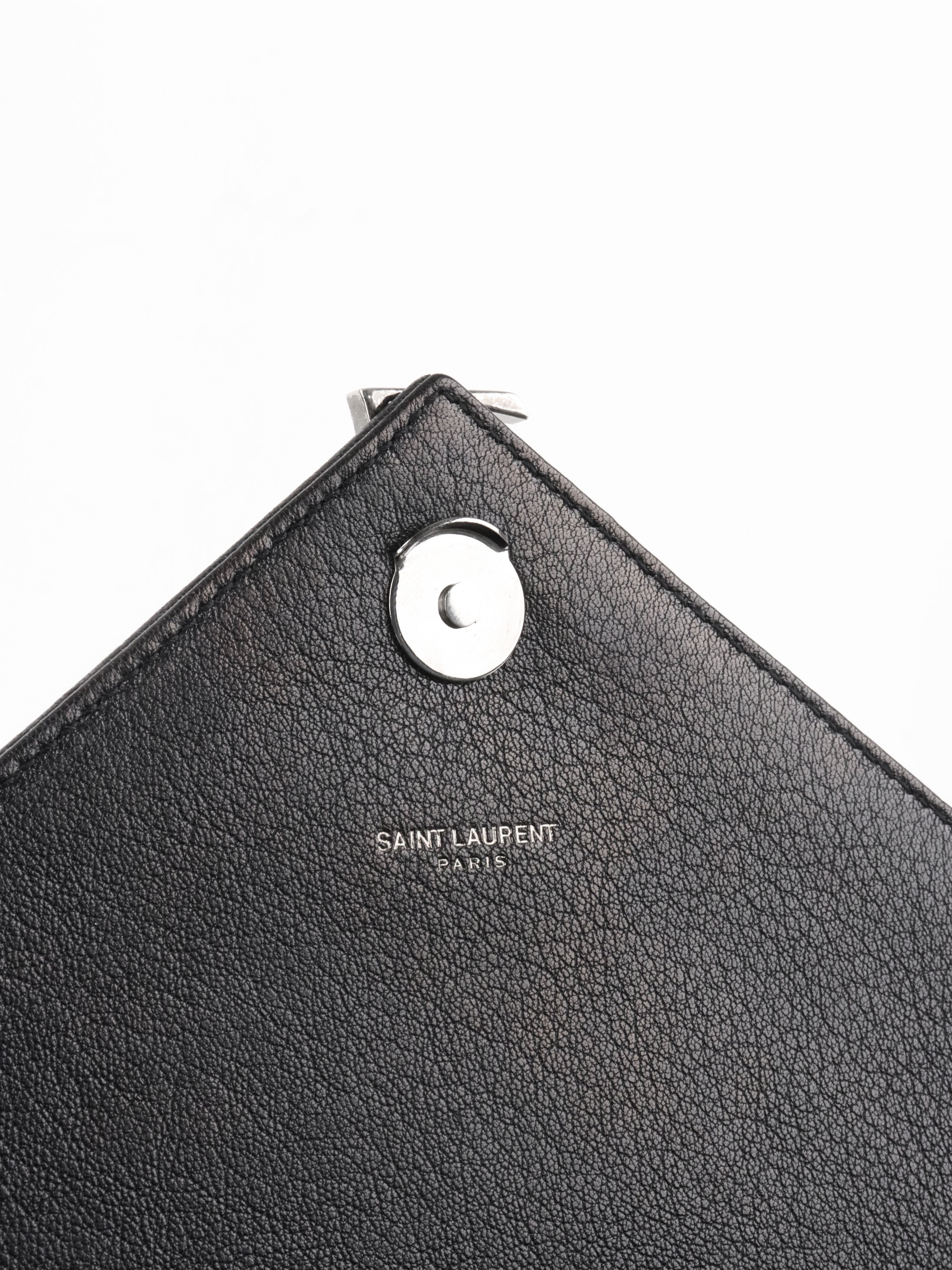 Saint Laurent Large Black College Bag